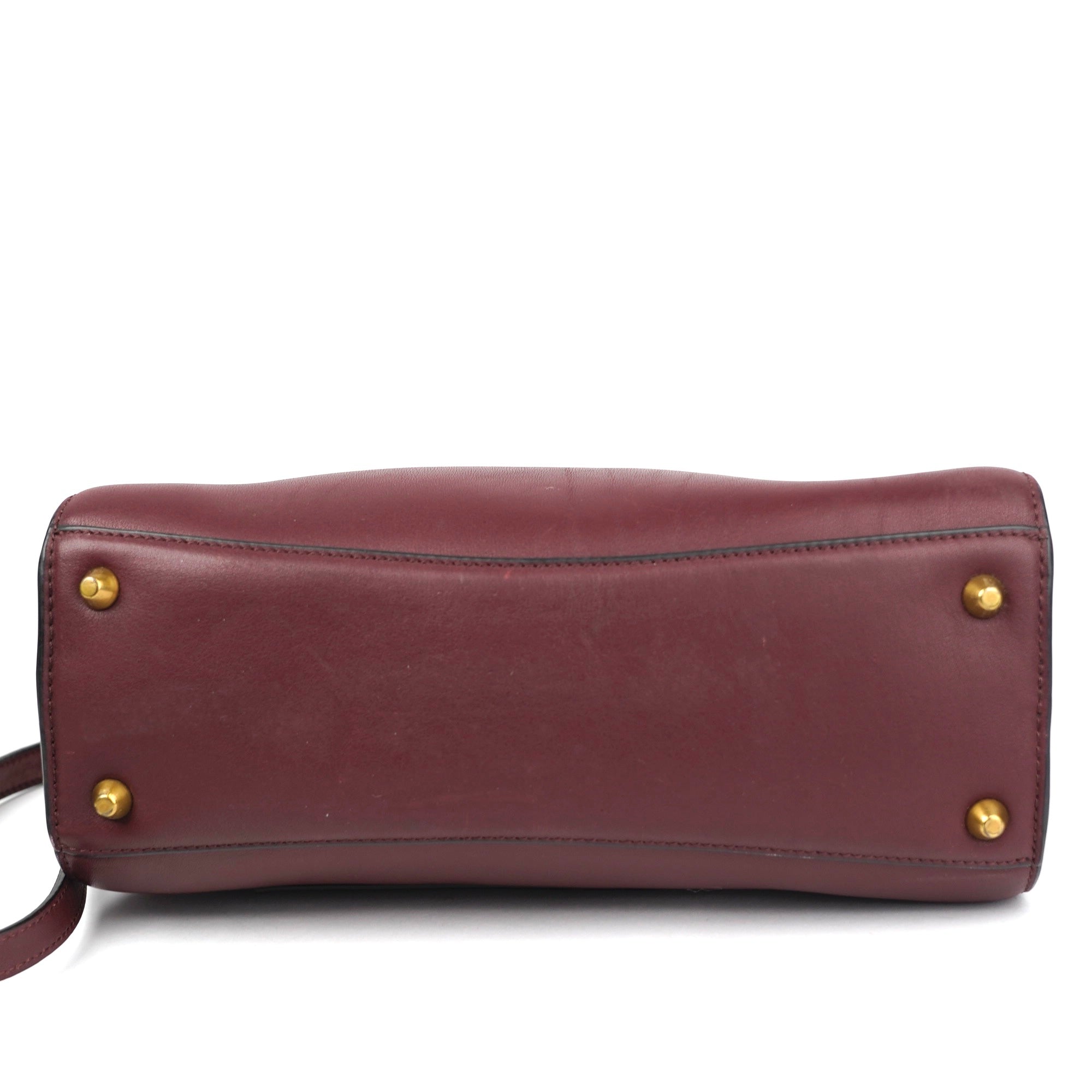 J1381 Marc Jacobs Calfskin Small West End Top Handle Bag - Pre Owned