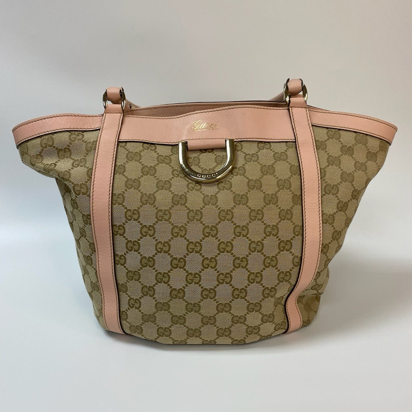 J2870 Gucci Shoulder Bag Abbey D-ring Shoulder Bag | Pre-Owned Neutral