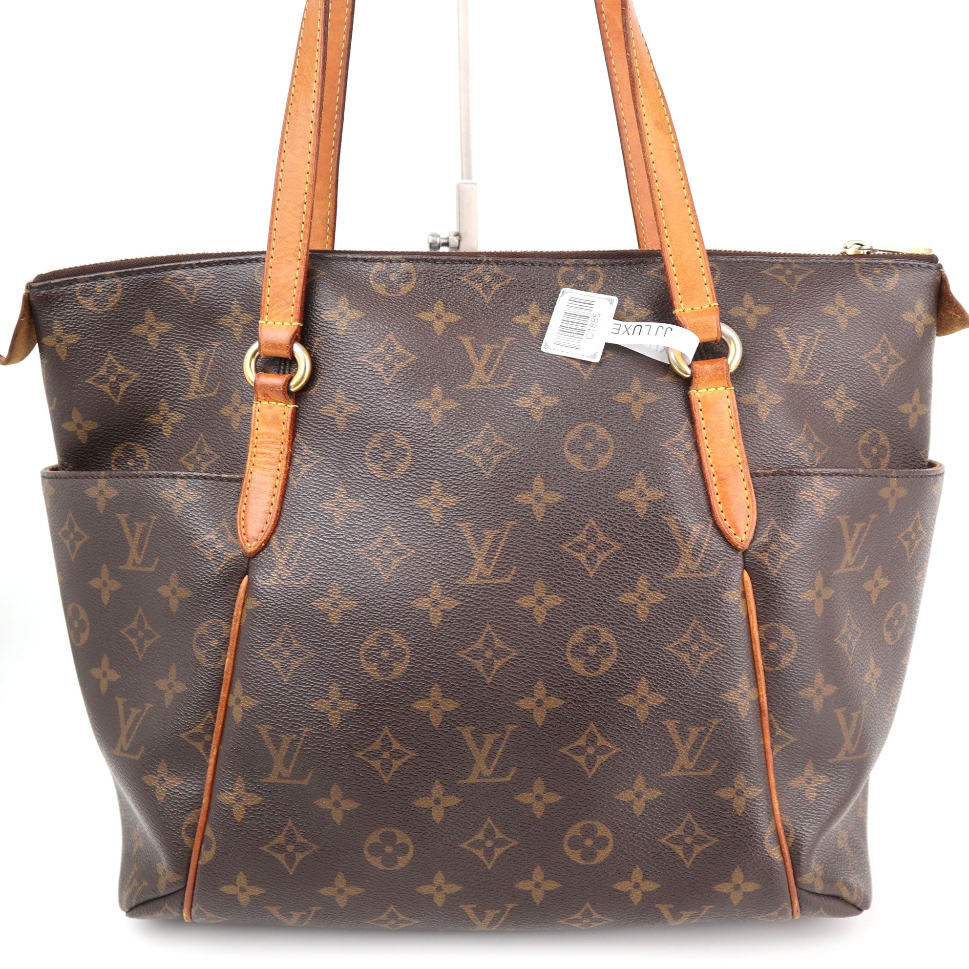 Louis Vuitton Monogram Canvas Totally MM Tote Bag C1885 | Pre-Owned Very Good Brown Monogram Canvas