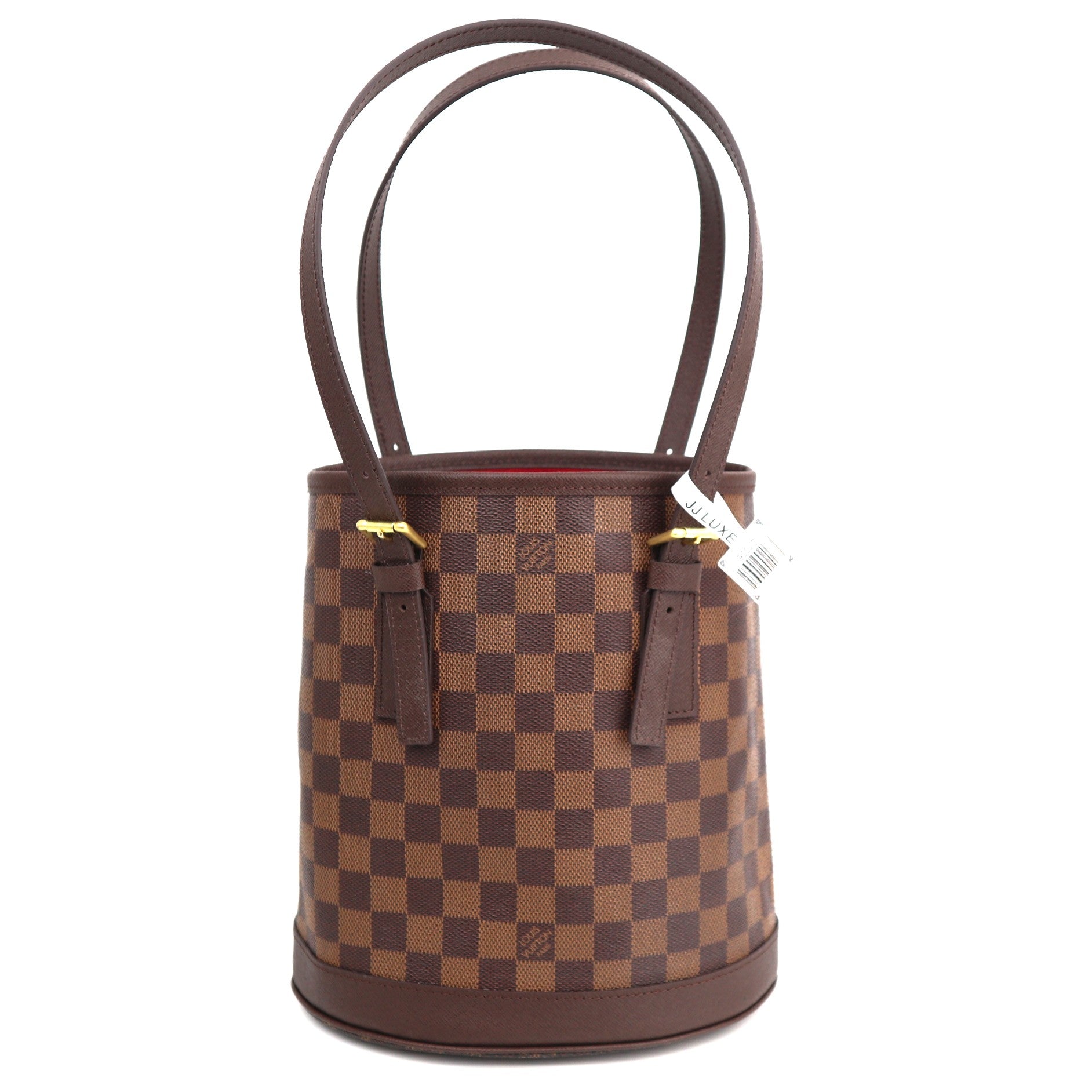 C1306 Louis Vuitton Damier Ebene Bucket PM Shoulder Bag-Pre Owned