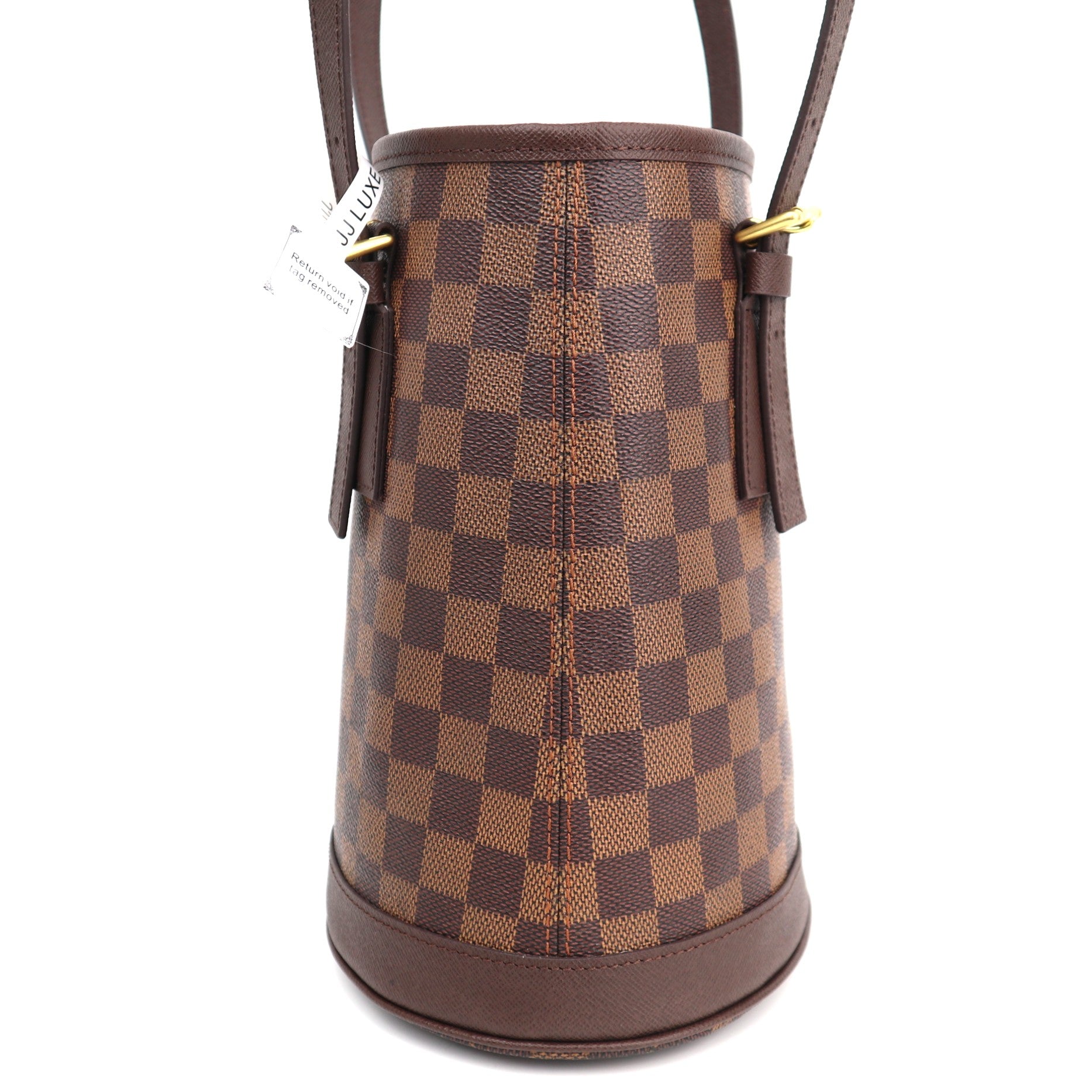 C1306 Louis Vuitton Damier Ebene Bucket PM Shoulder Bag-Pre Owned