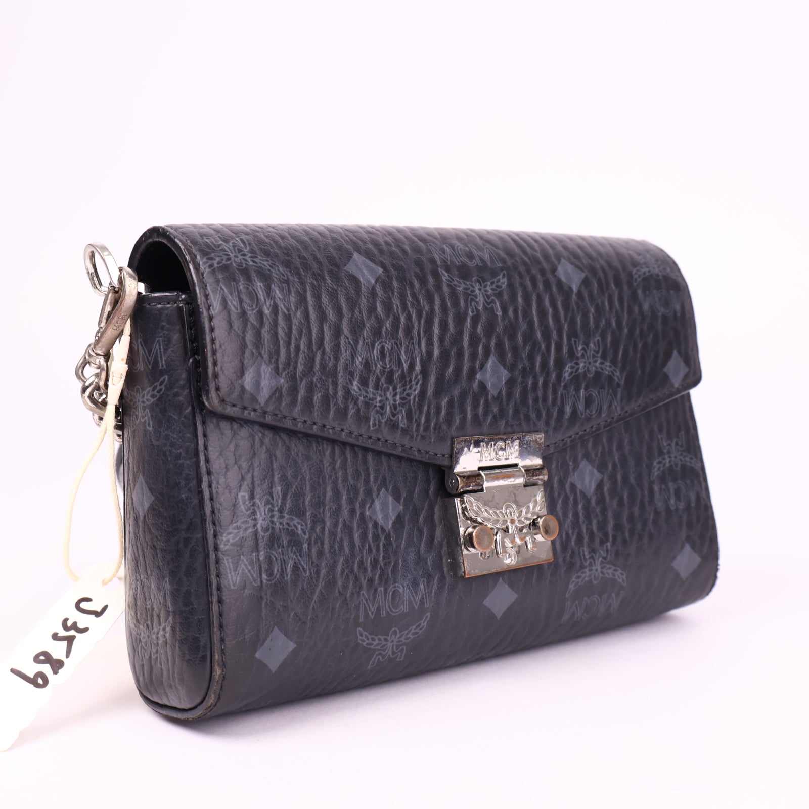 J3589 MCM VISETOS WALLET ON CHAIN- Pre Owned