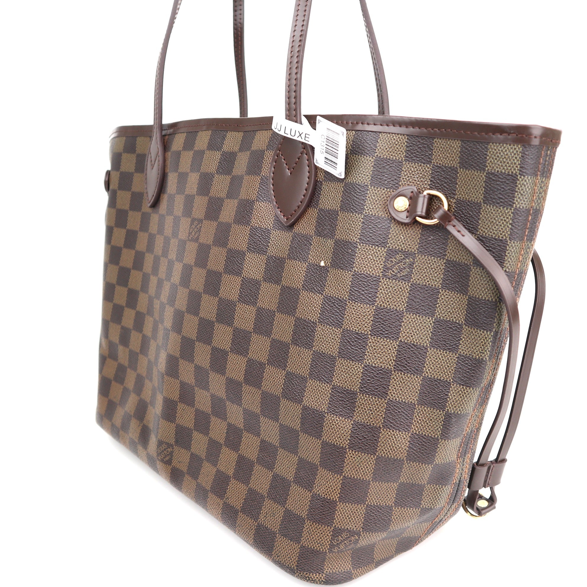 C1315R Louis Vuitton neverfull MM Damier Ebene-Pre Owned