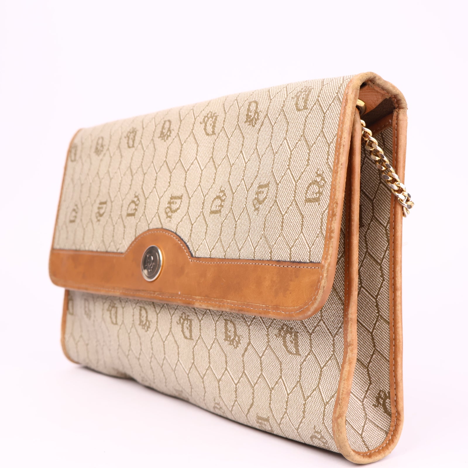 J3580 Christian Dior Honeycomb Shoulder Bag- Pre Owned