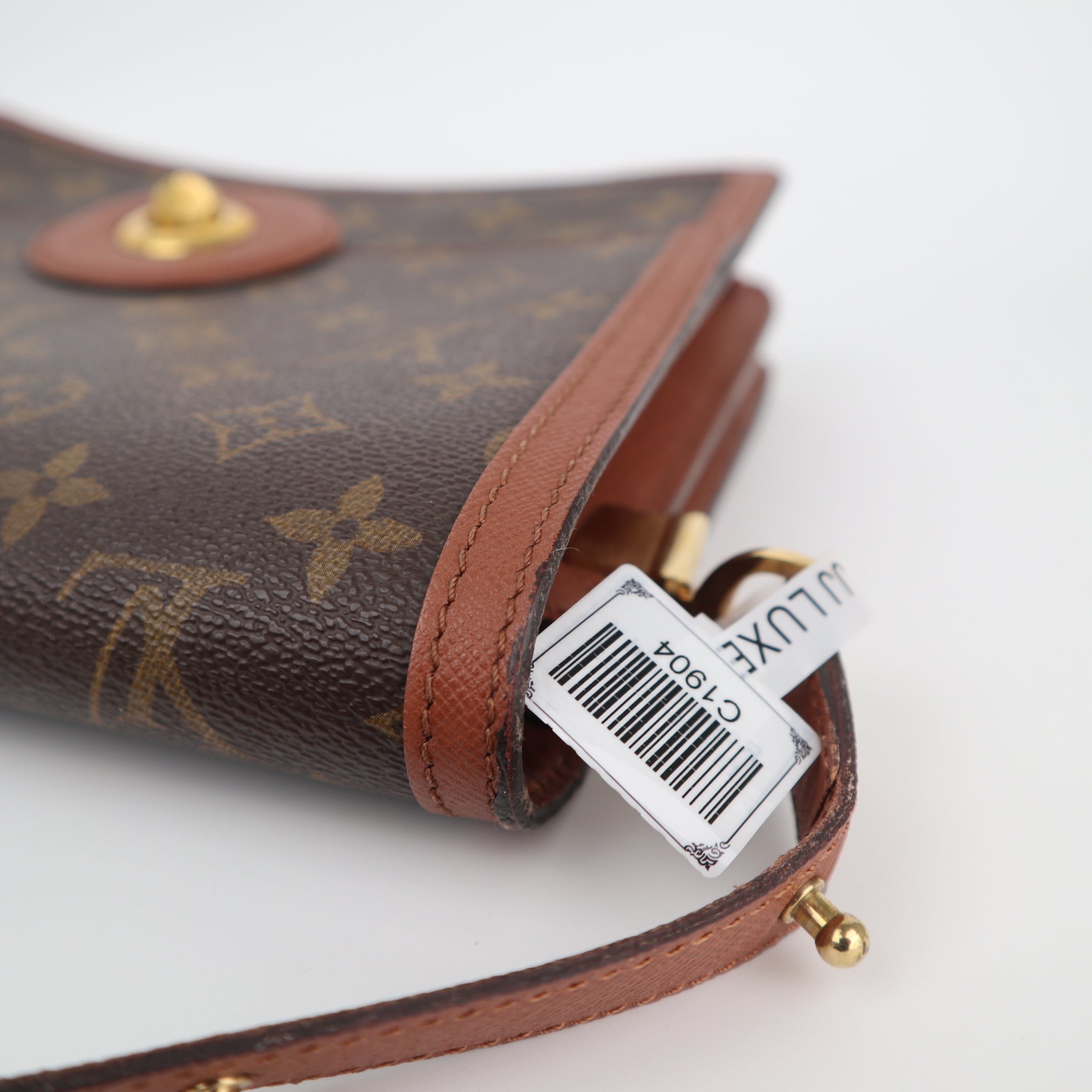 Louis Vuitton Monogram Raspai Vintage Shoulder Bag Shoulder Bag C1904 | Pre-Owned Very Good Brown Monogram Canvas