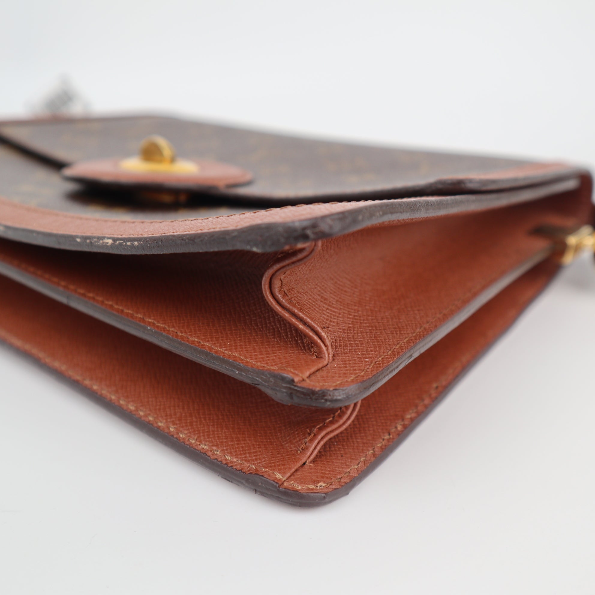 Louis Vuitton Monogram Raspai Vintage Shoulder Bag Shoulder Bag C1904 | Pre-Owned Very Good Brown Monogram Canvas