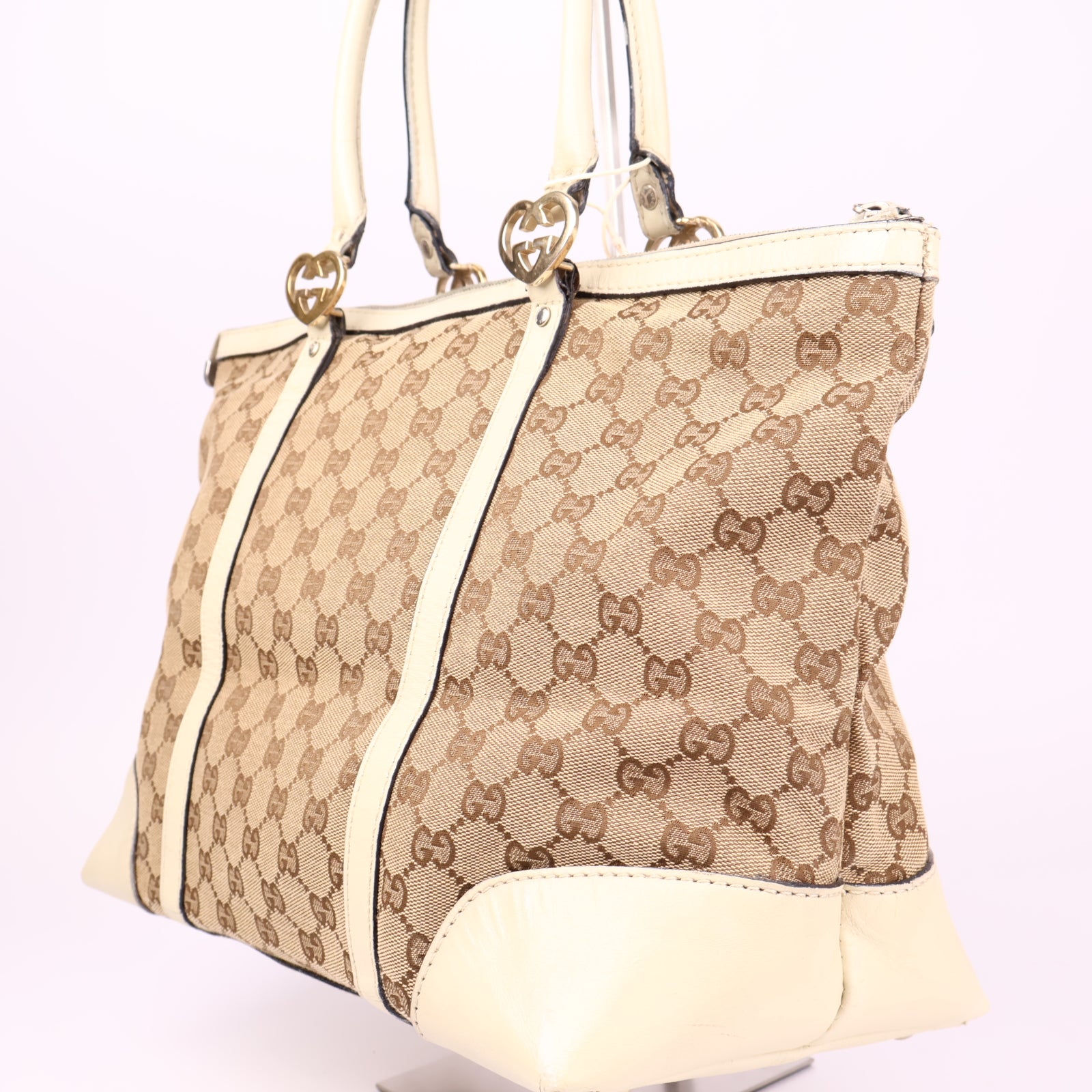 J3647 Gucci GG Canvas Tote Bag- Pre Owned