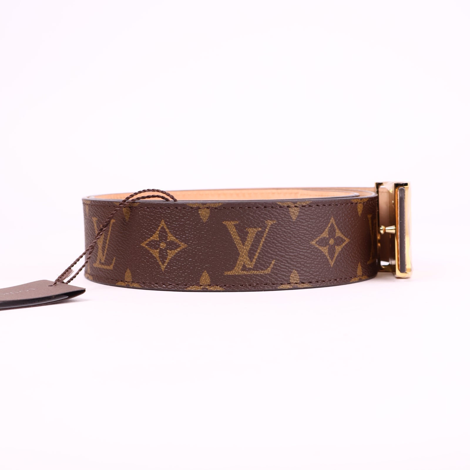J3662-LOUIS VUITTON, a monogram canvas belt, size 90/36