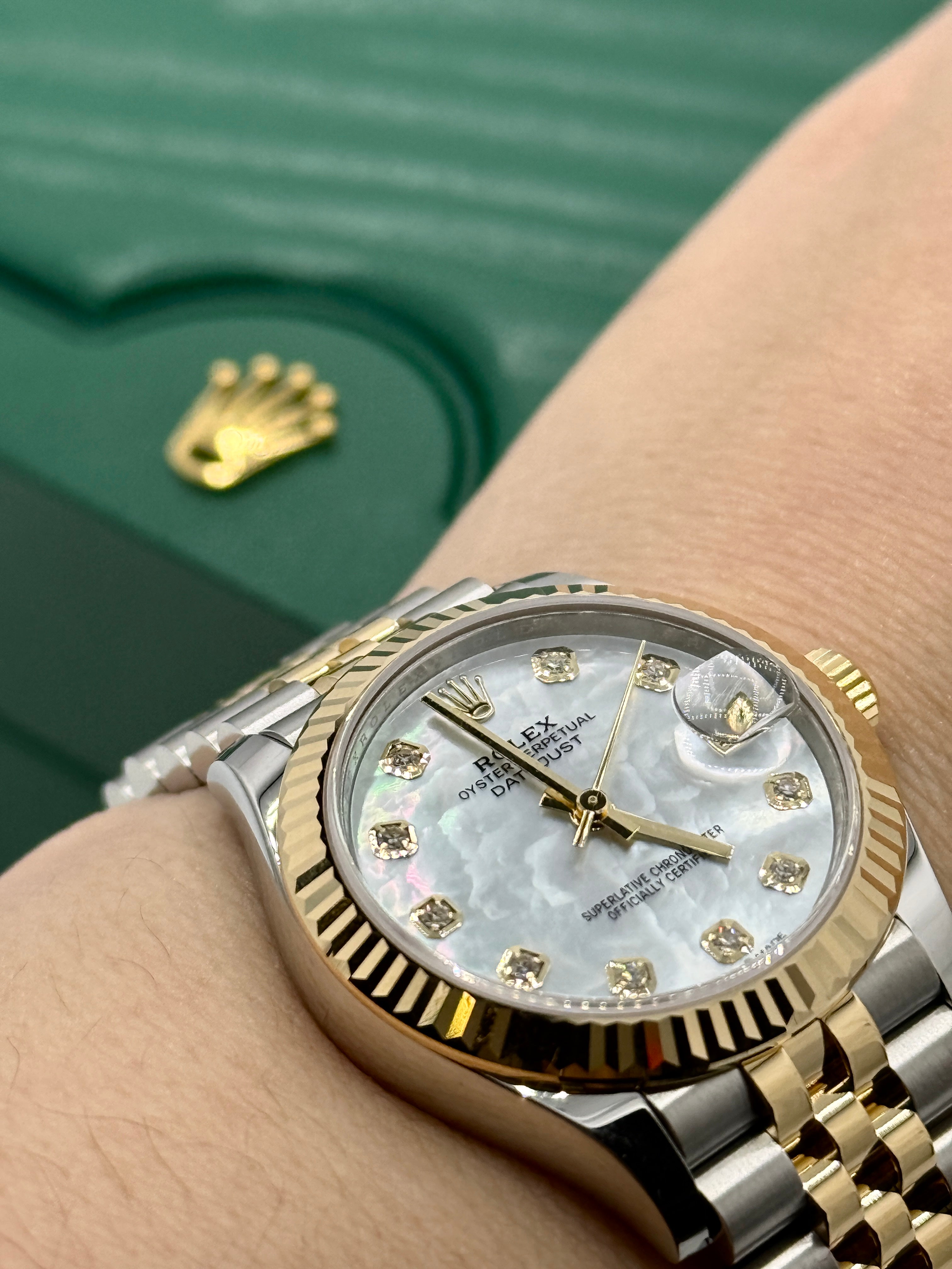 Rolex Datejust White Mother-of-pearl 31mm 278273