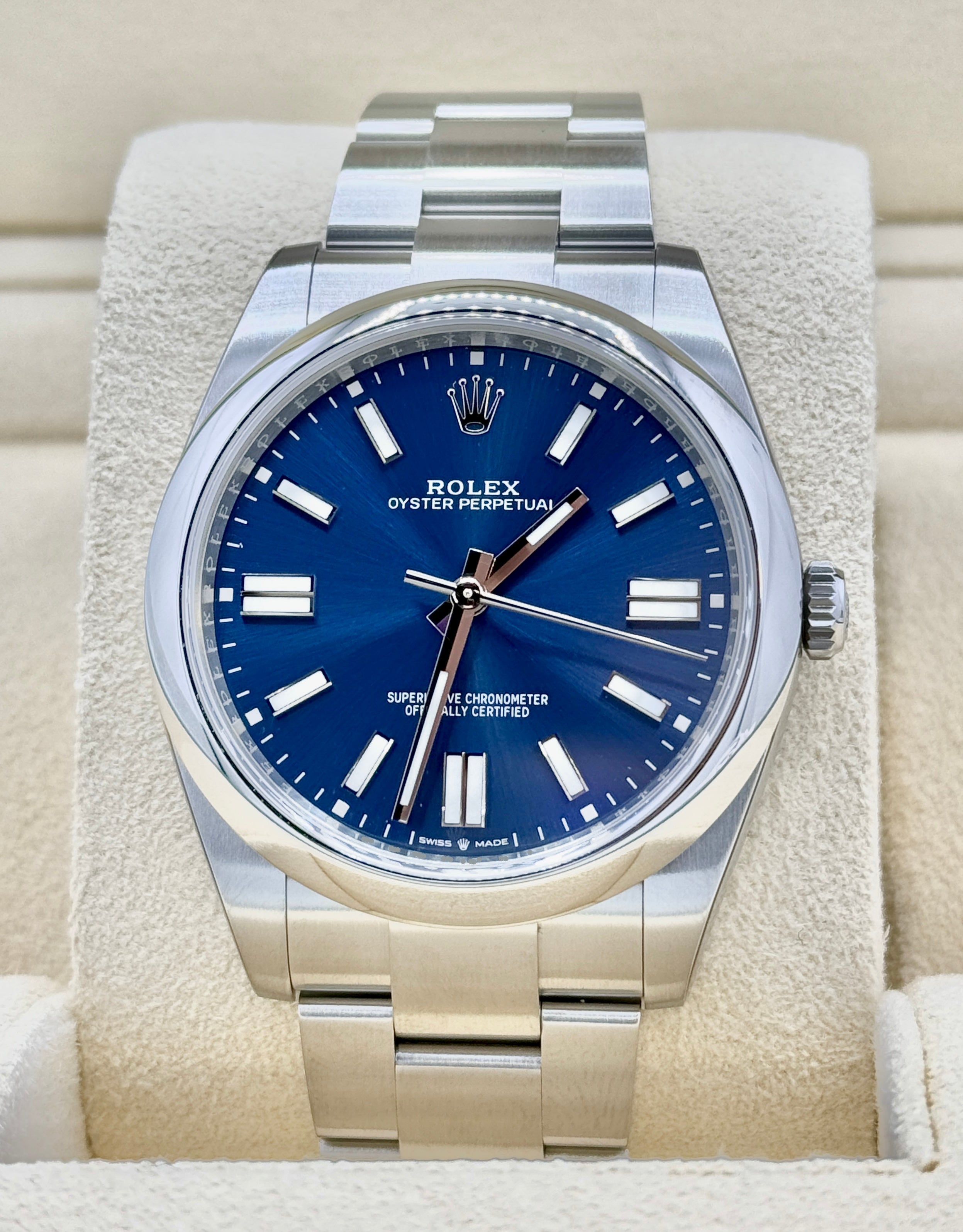 Rolex Oyster Perpetual Blue 41mm 124300