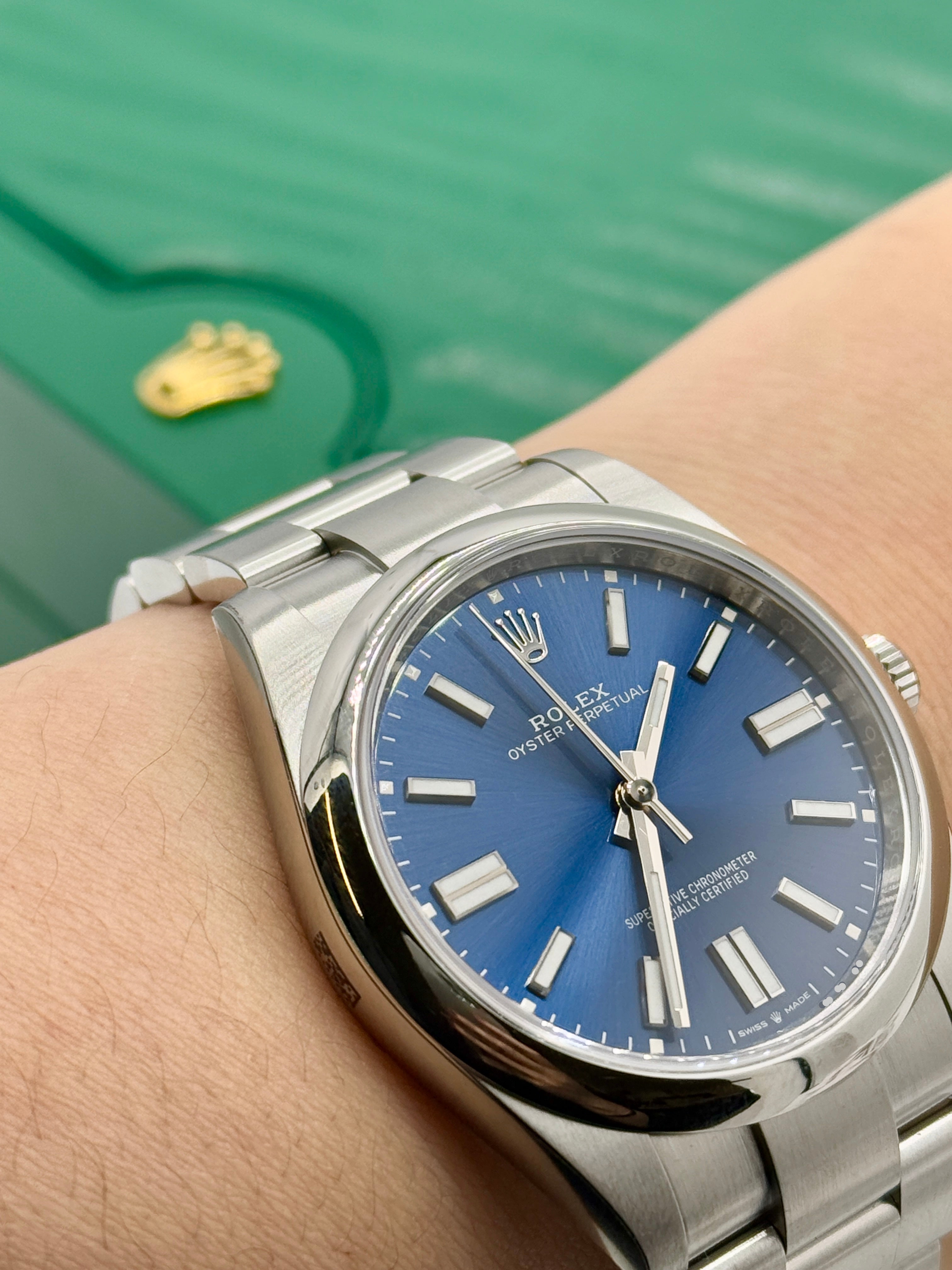 Rolex Oyster Perpetual Blue 41mm 124300