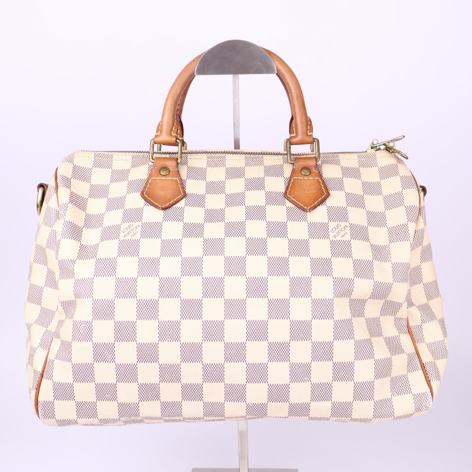 J3682-LOUIS VUITTON SPEEDY 30 DAMIER AZUR CANVAS- Pre Owned