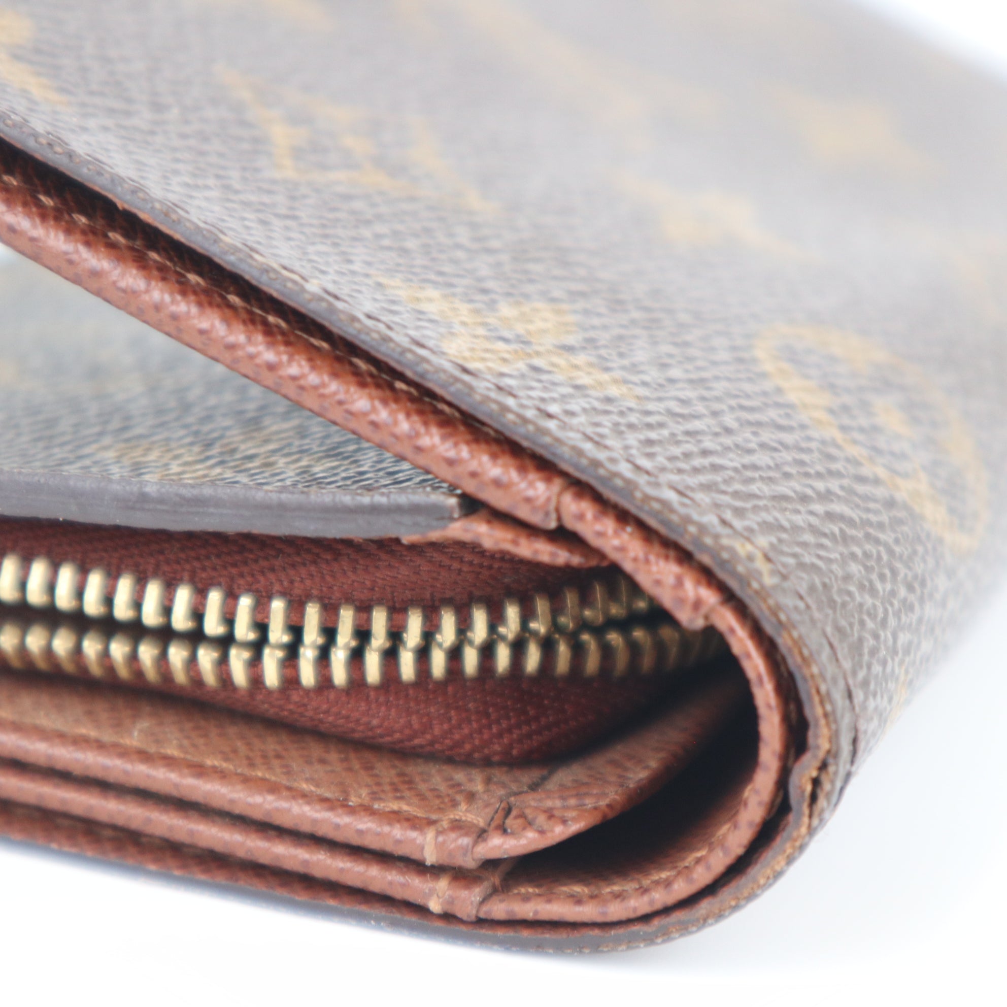C1938 Louis Vuitton Wallet Monogram Portefeuille Tresor Bi-fold Wallet | Pre-Owned Very Good Brown Monogram Canvas