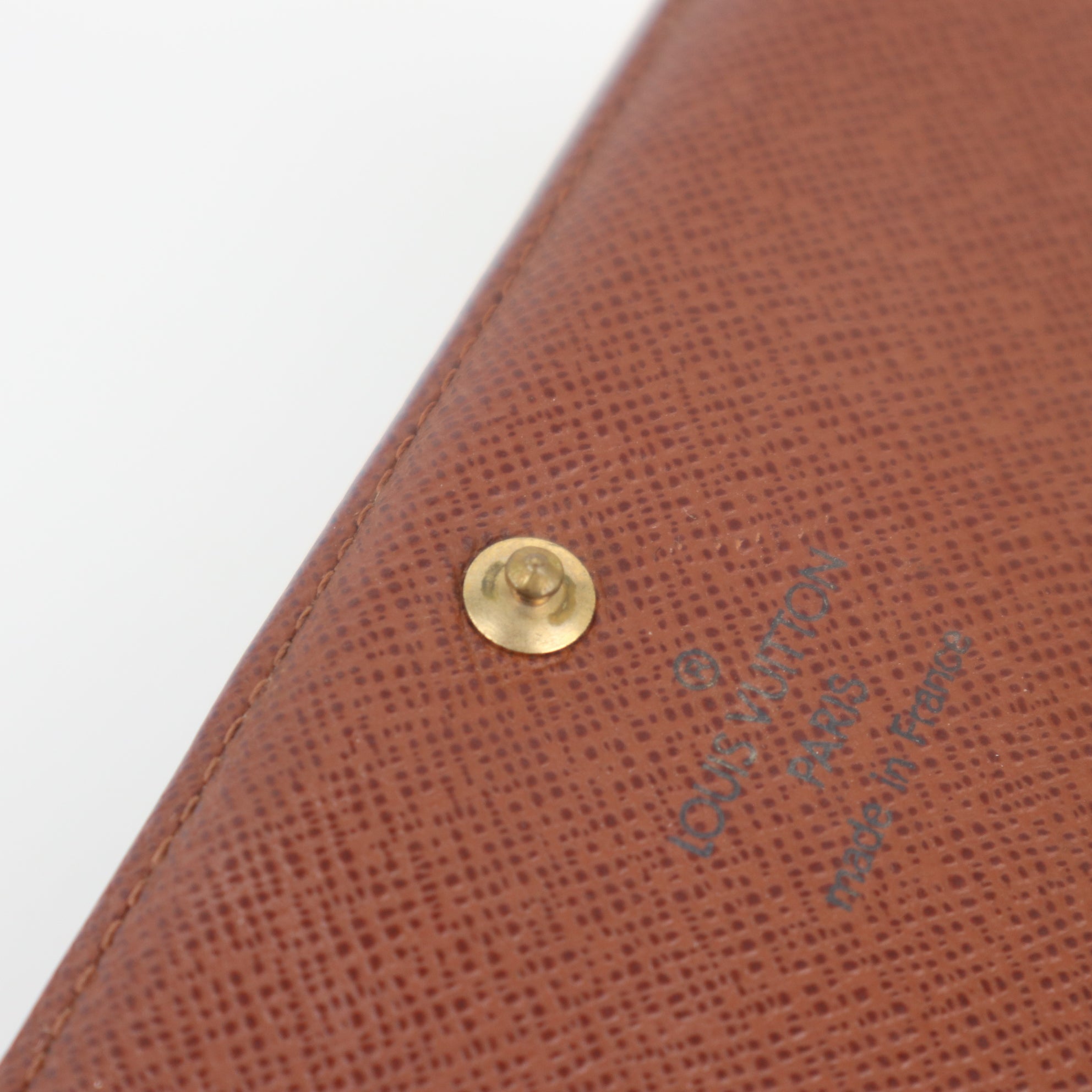 C1938 Louis Vuitton Wallet Monogram Portefeuille Tresor Bi-fold Wallet | Pre-Owned Very Good Brown Monogram Canvas