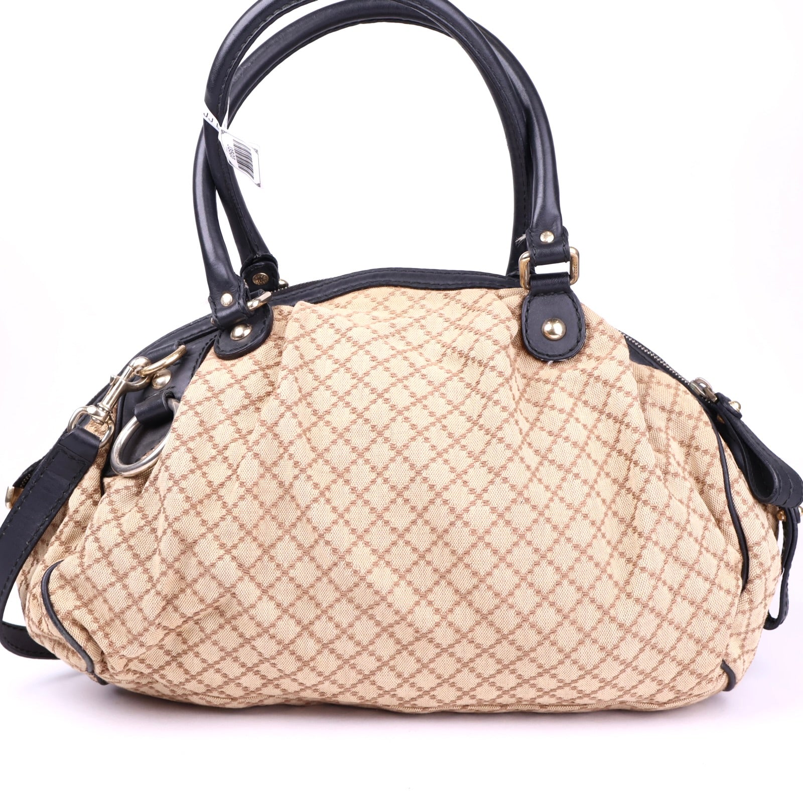 J3503 Gucci Diamante Shoulder Bag Canvas- Pre Owned