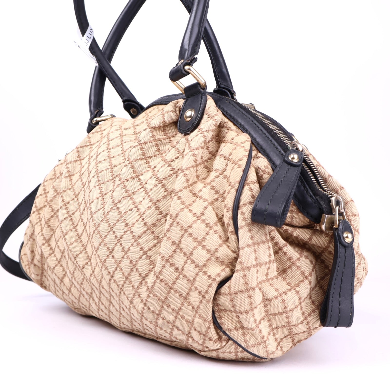 J3503 Gucci Diamante Shoulder Bag Canvas- Pre Owned