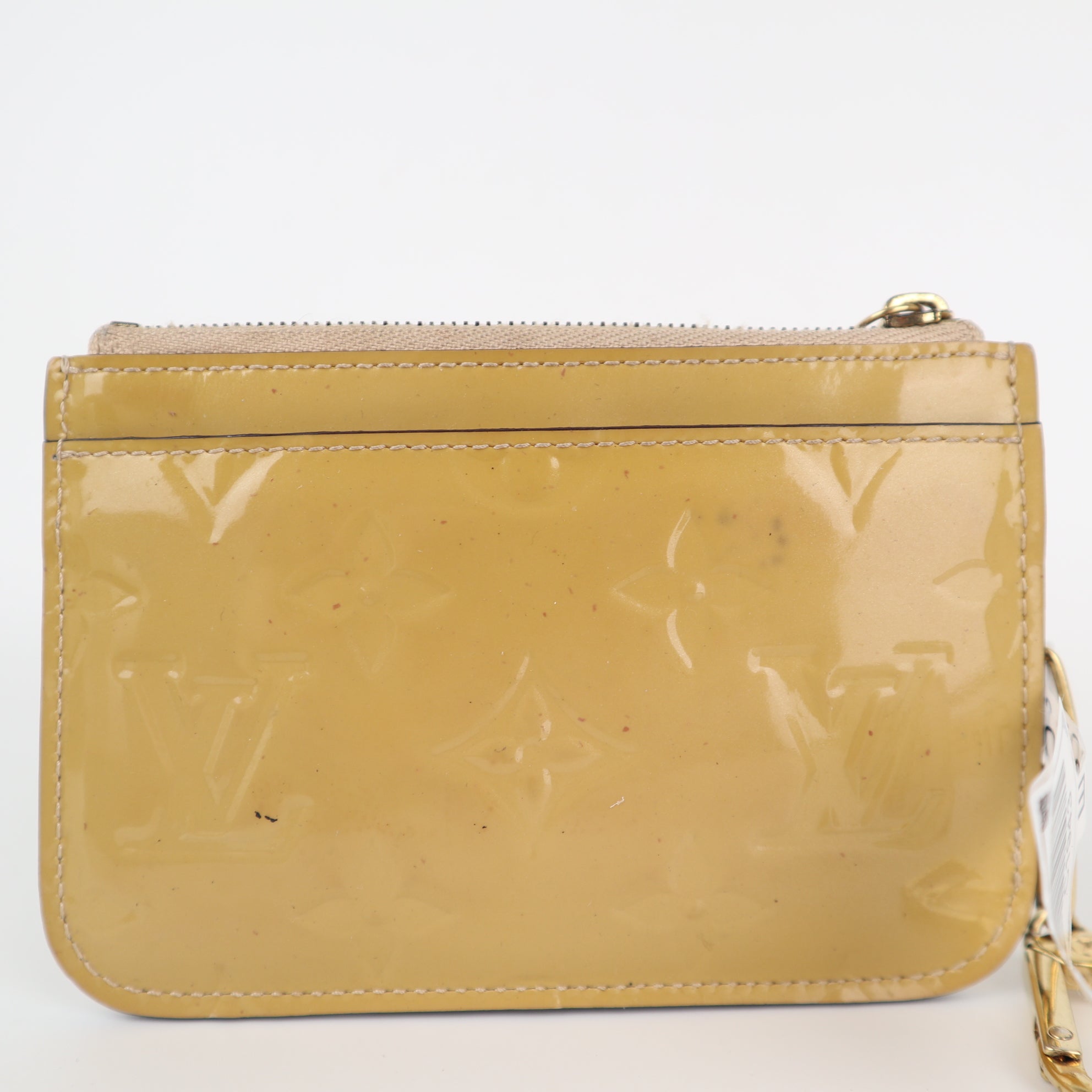 C1943# Louis Vuitton Coin Purse Vernis Pochette Cles Coin Purse Wallet | Pre-Owned Very Good Leather, Patent leather
