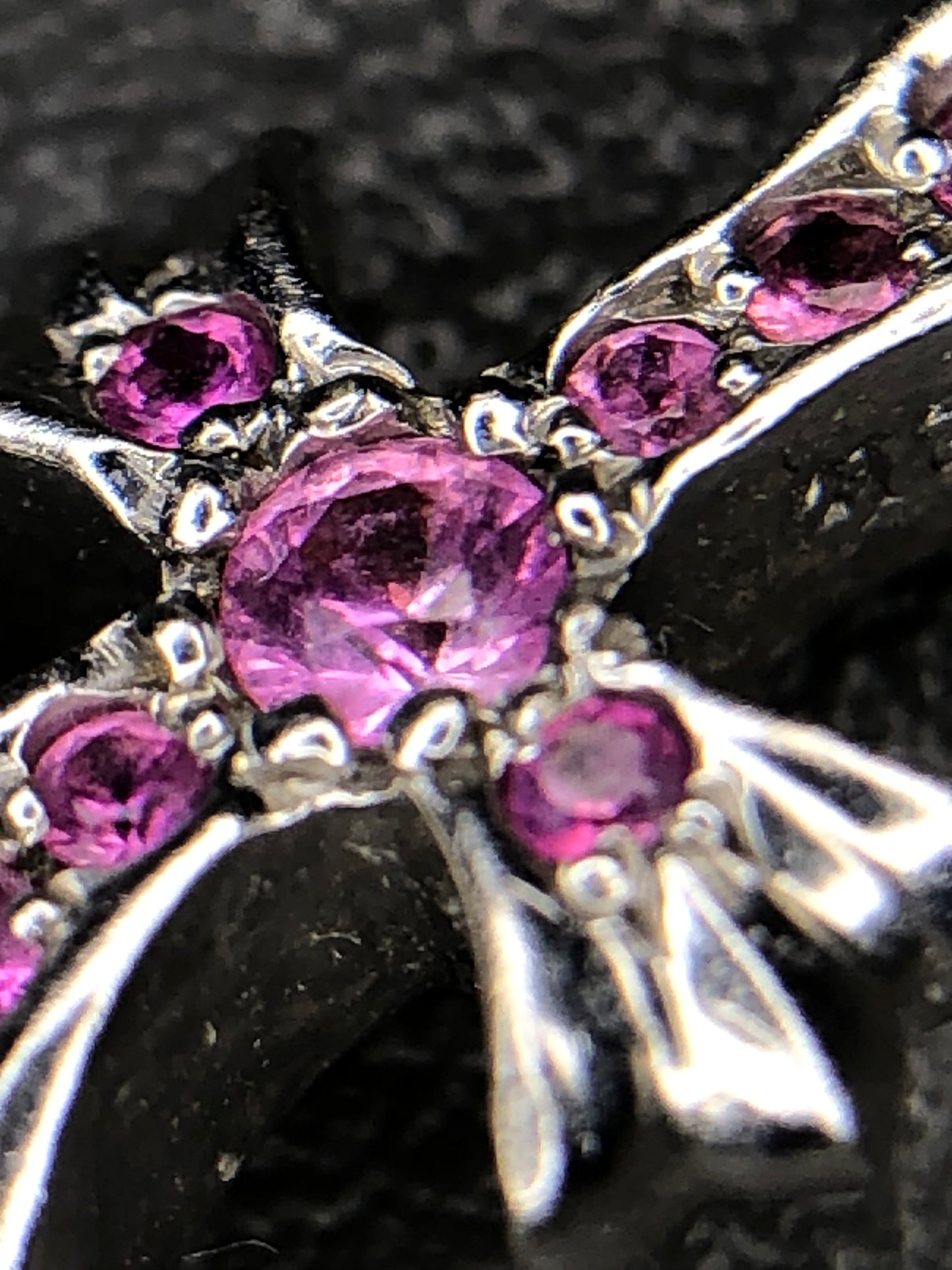 Chrome Hearts Pendant Pink Sapphire White Gold