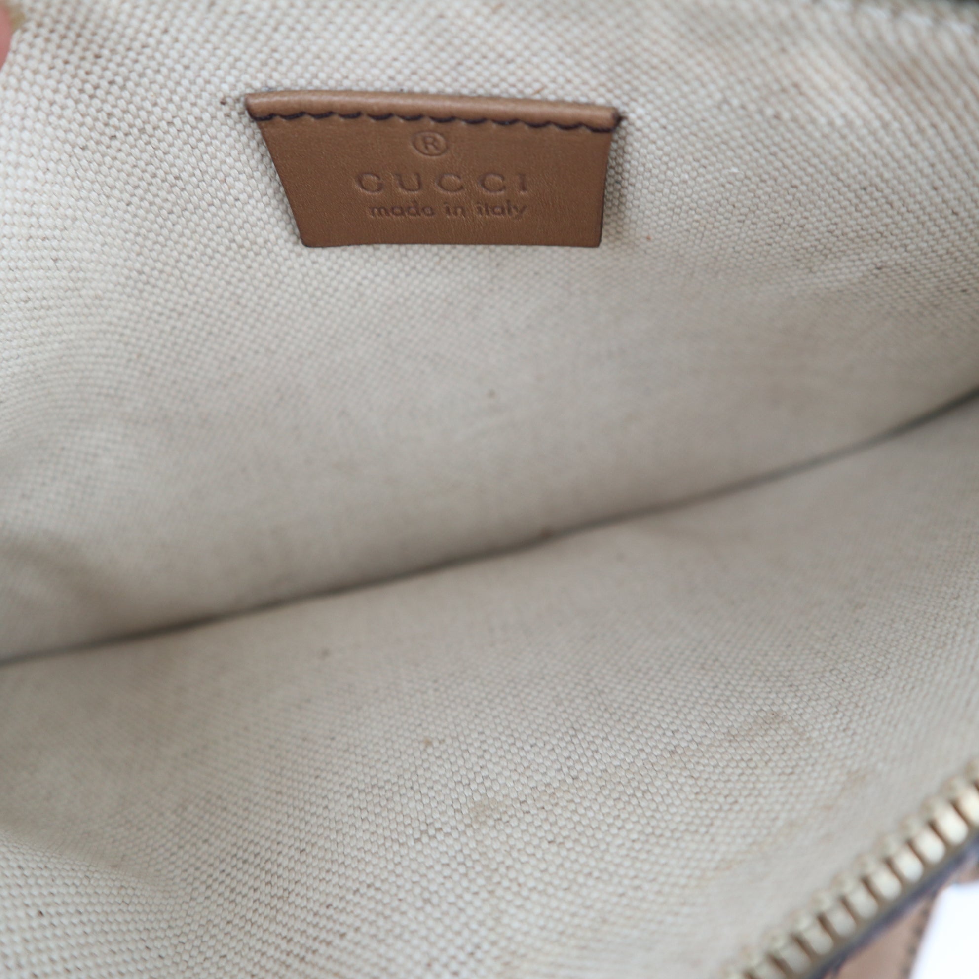 C1955 Gucci Tote Bag GG Tote Bag In With Pouch | Pre-Owned Very Good Brown Canvas GG Monogram
