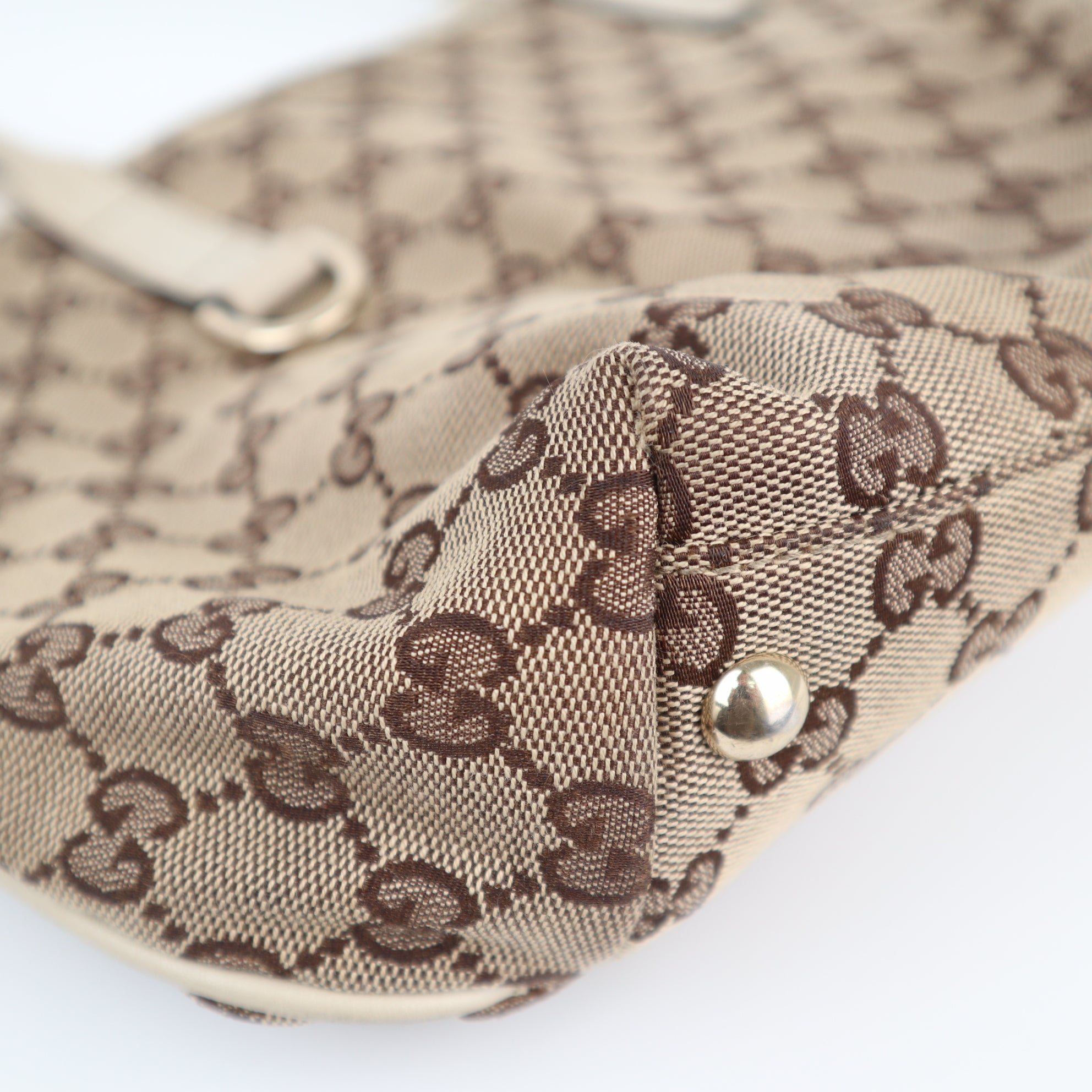C1957 Gucci Tote Bag New Britt GG Pattern | Pre-Owned Excellent GG Monogram