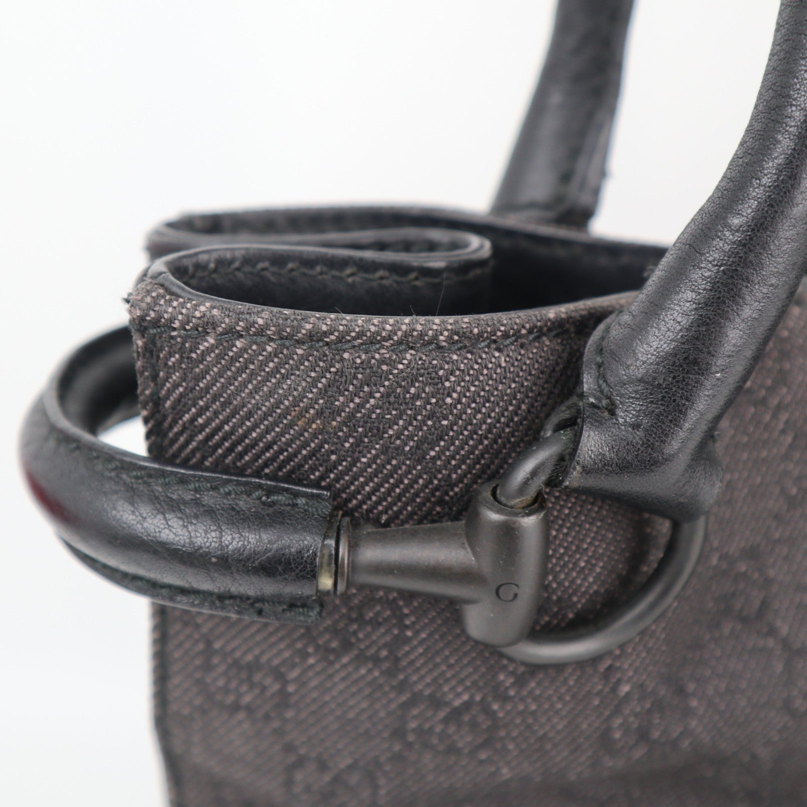 C1958 Gucci Tote Bag Totes | Pre-Owned Excellent Black Canvas
