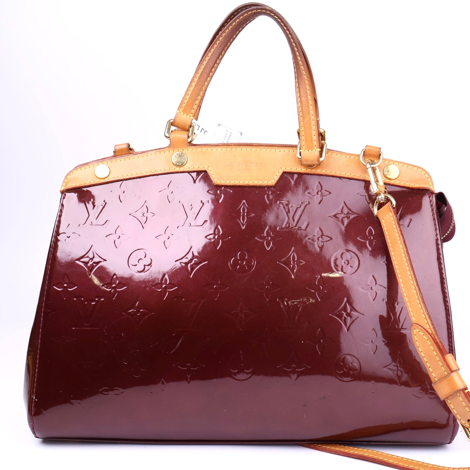 J3718 Louis Vuitton Monogram Embossed Bréa Leather Handbag- Pre Owned