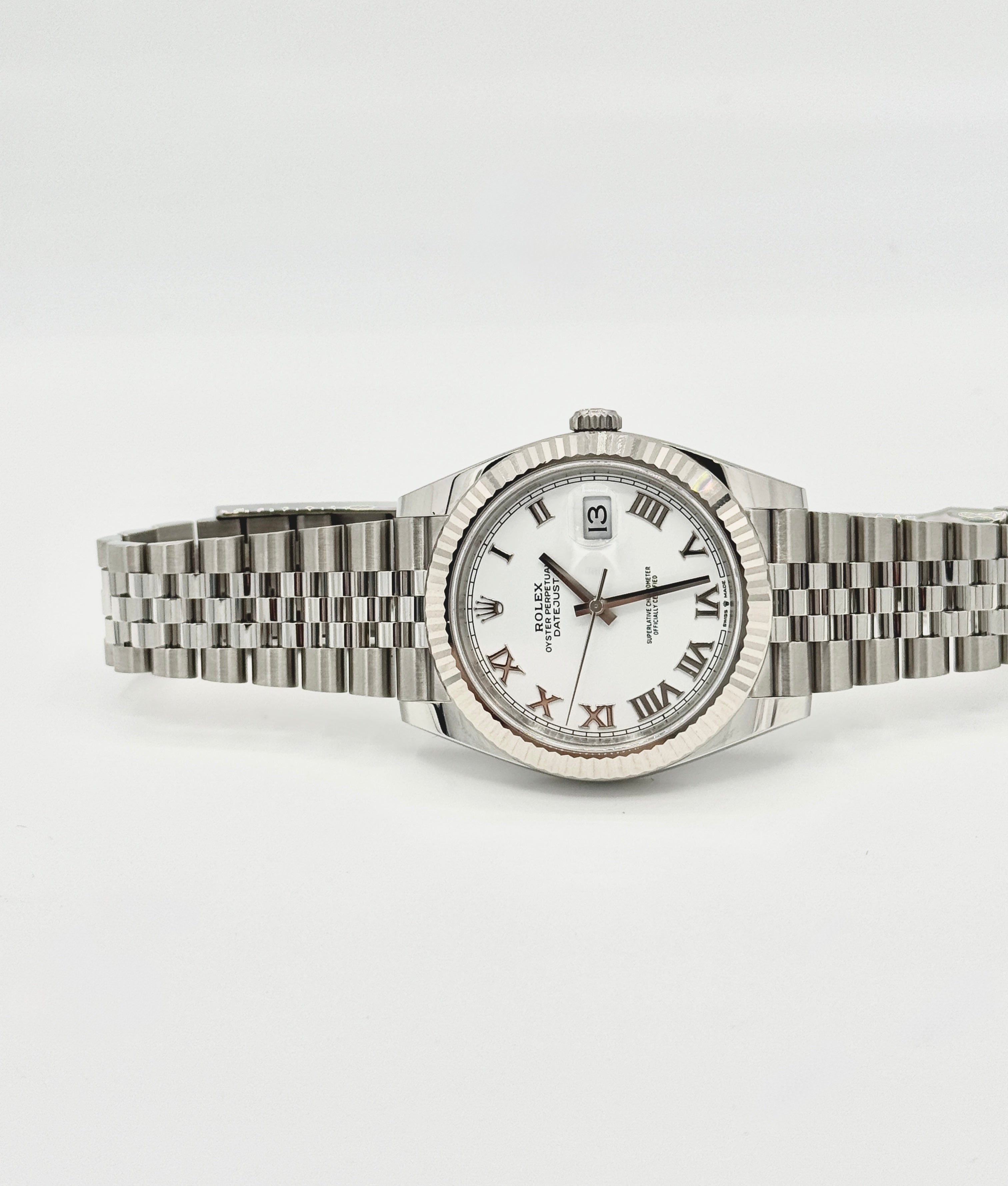 Rolex Datejust White Rom 41mm 126334