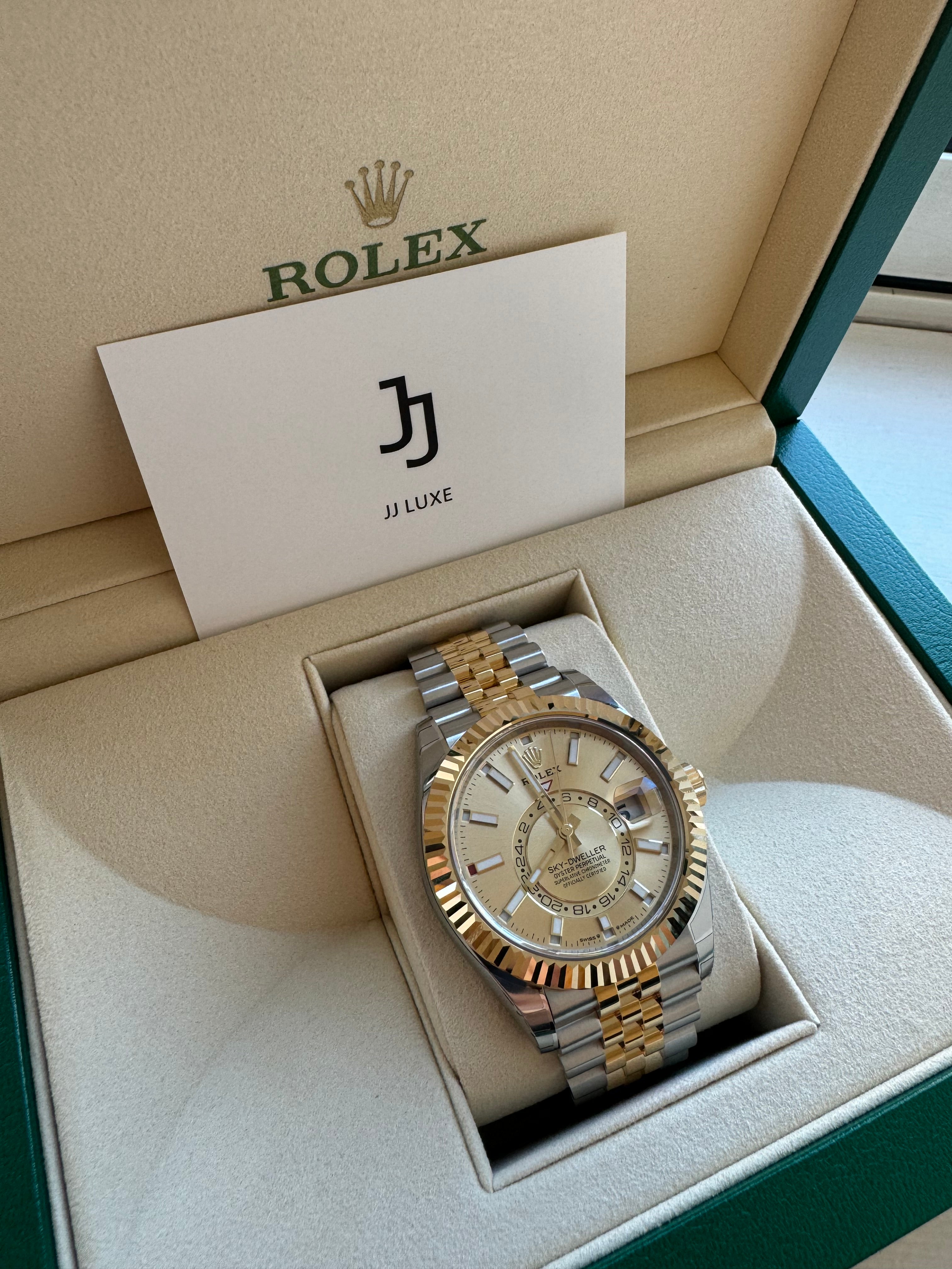 Rolex Sky-Dweller 18K Yellow Gold Jubilee 42mm 336933