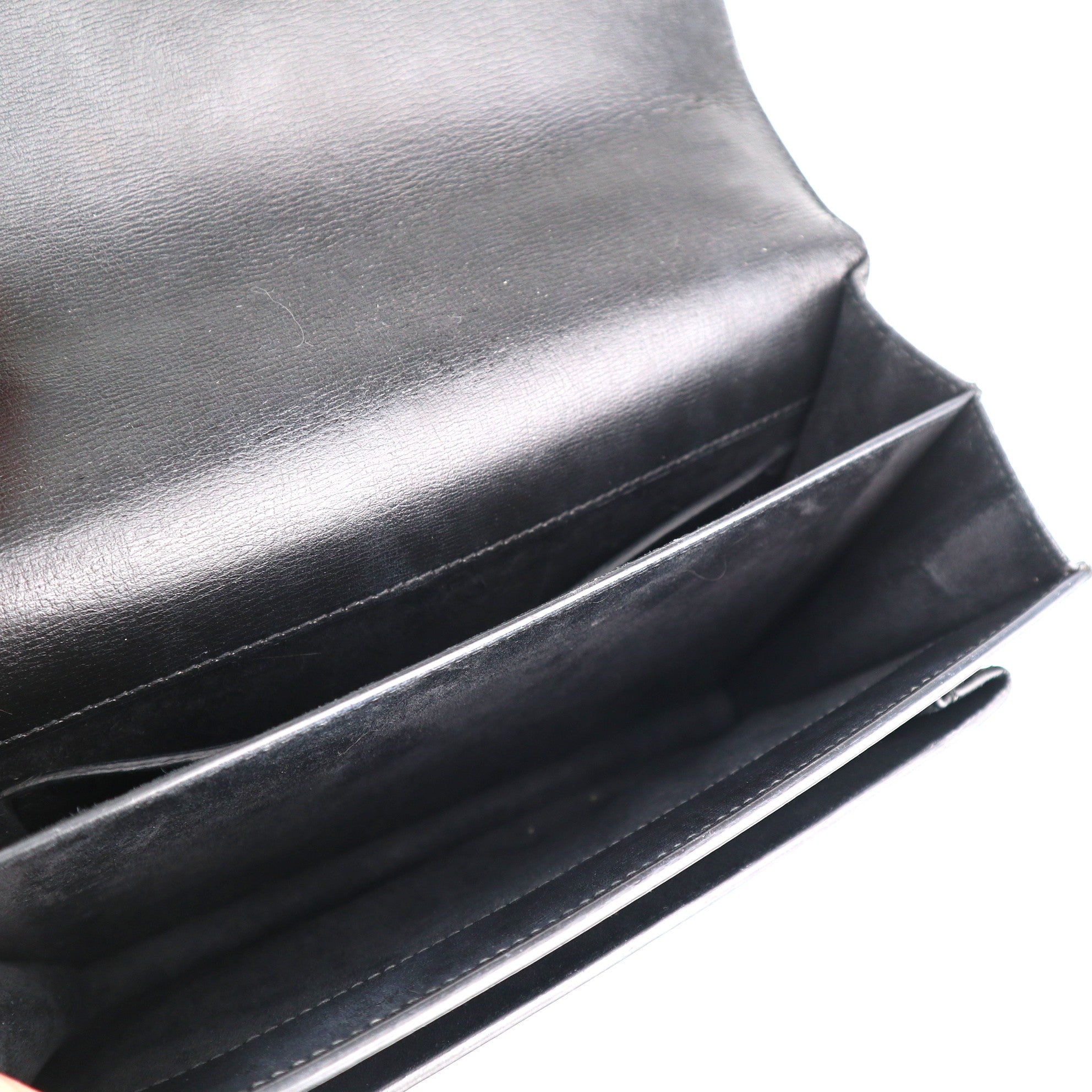 C1968 Saint Laurent Crossbody Bag Sunset Medium | Pre-Owned Excellent Black