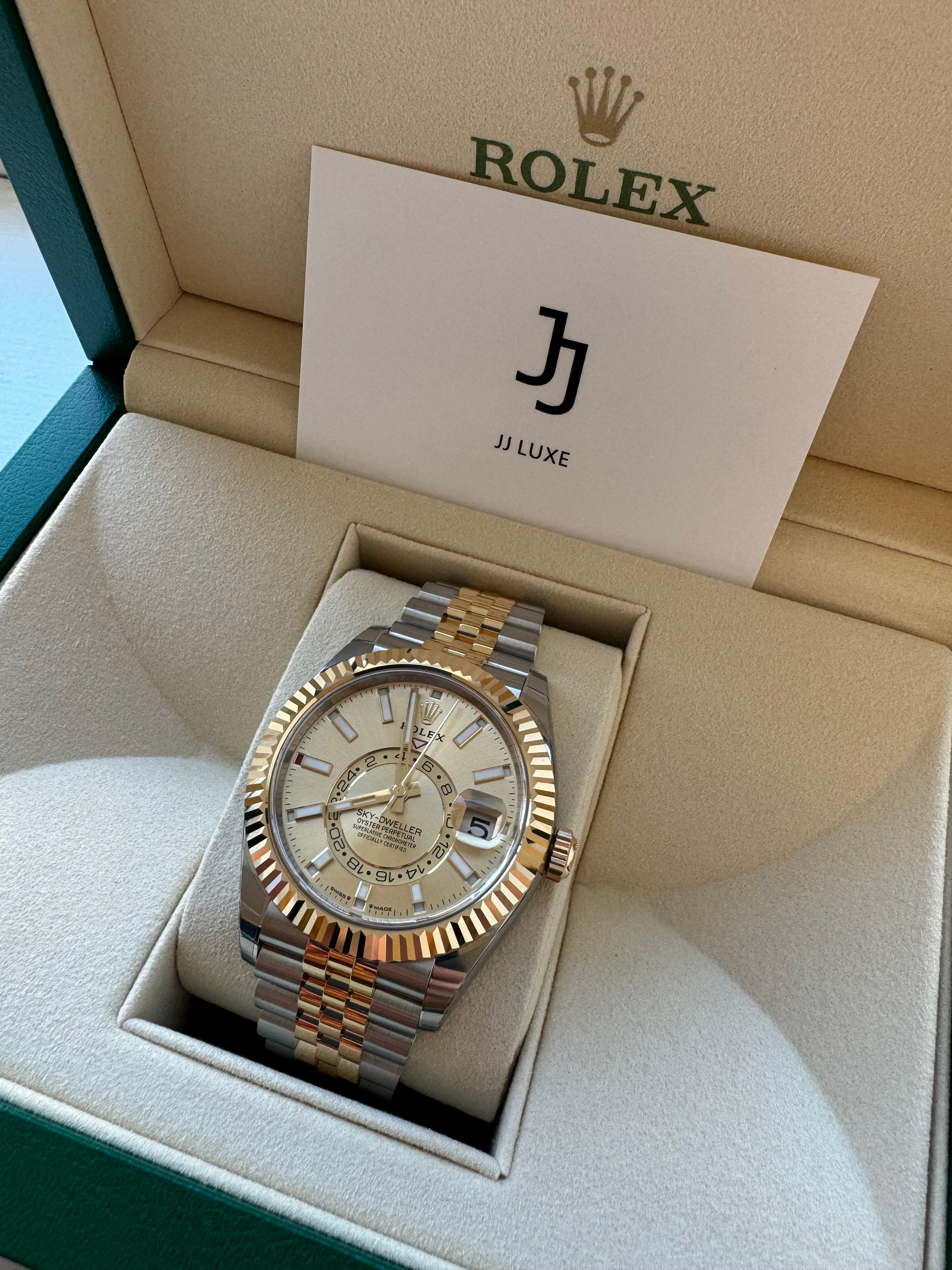 Rolex Sky-Dweller 18K Yellow Gold Jubilee 42mm 336933