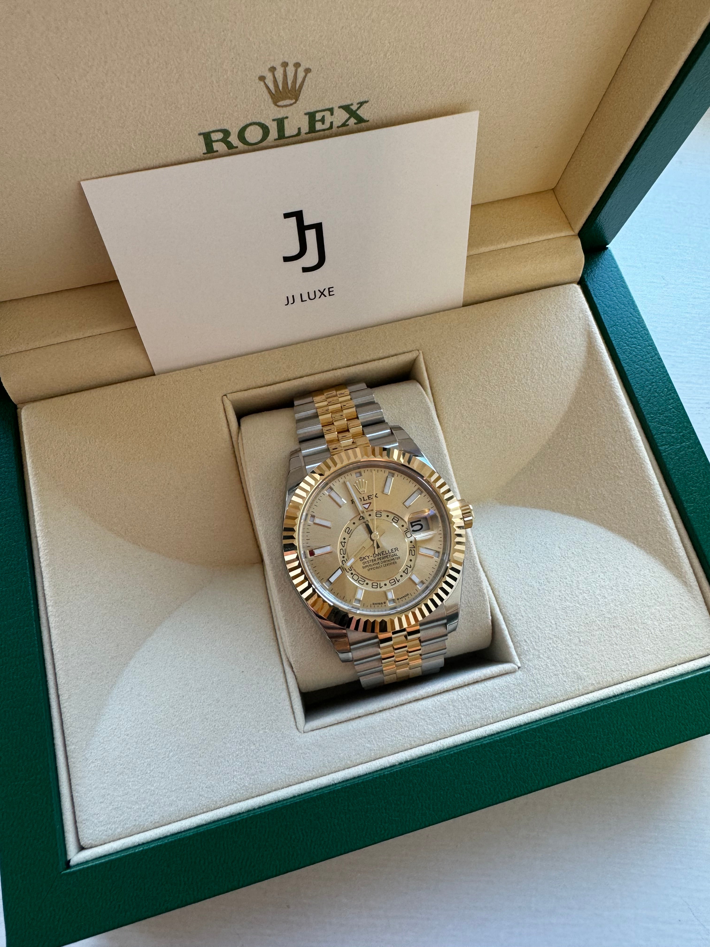 Rolex Sky-Dweller 18K Yellow Gold Jubilee 42mm 336933