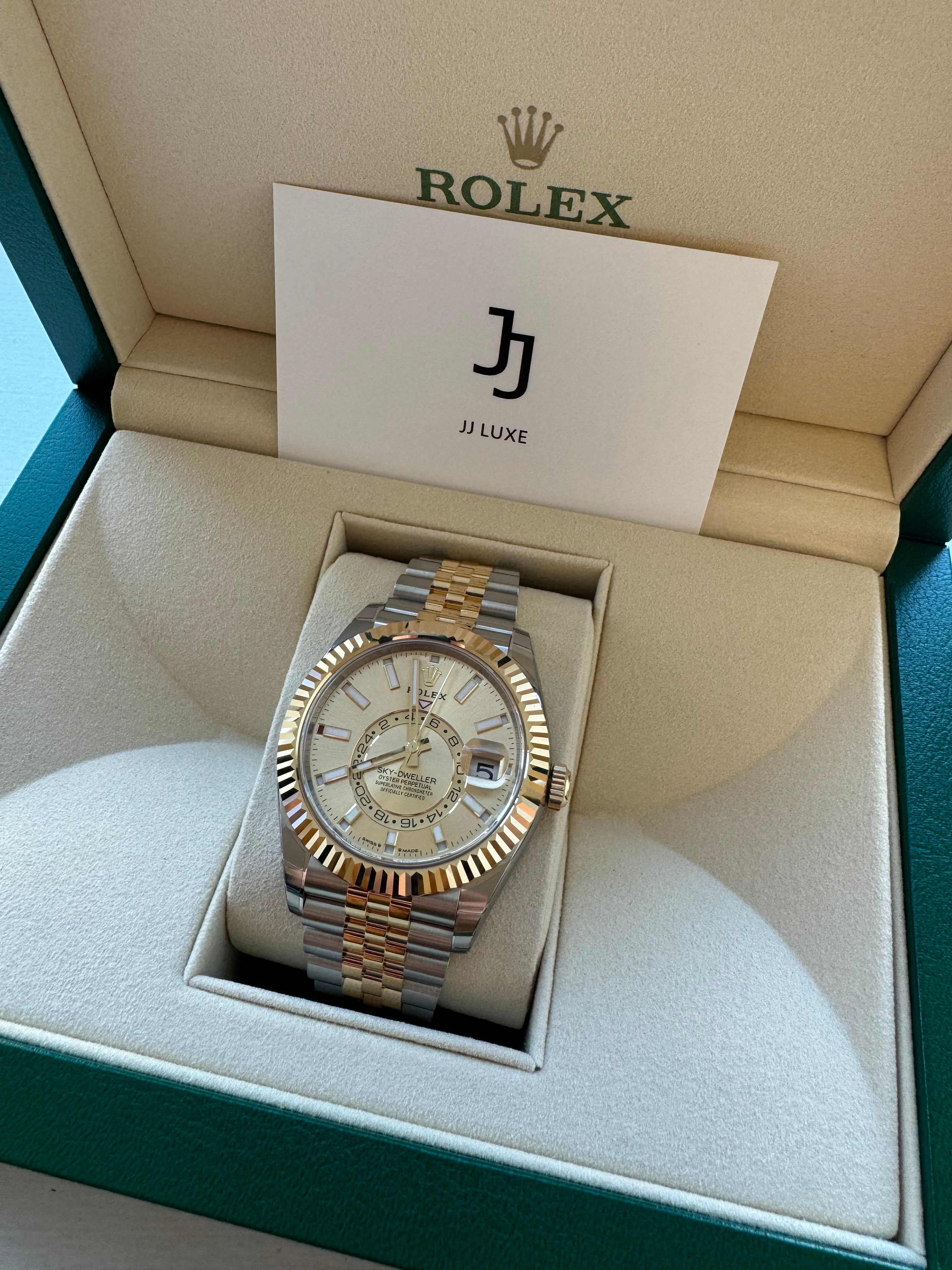 Rolex Sky-Dweller 18K Yellow Gold Jubilee 42mm 336933