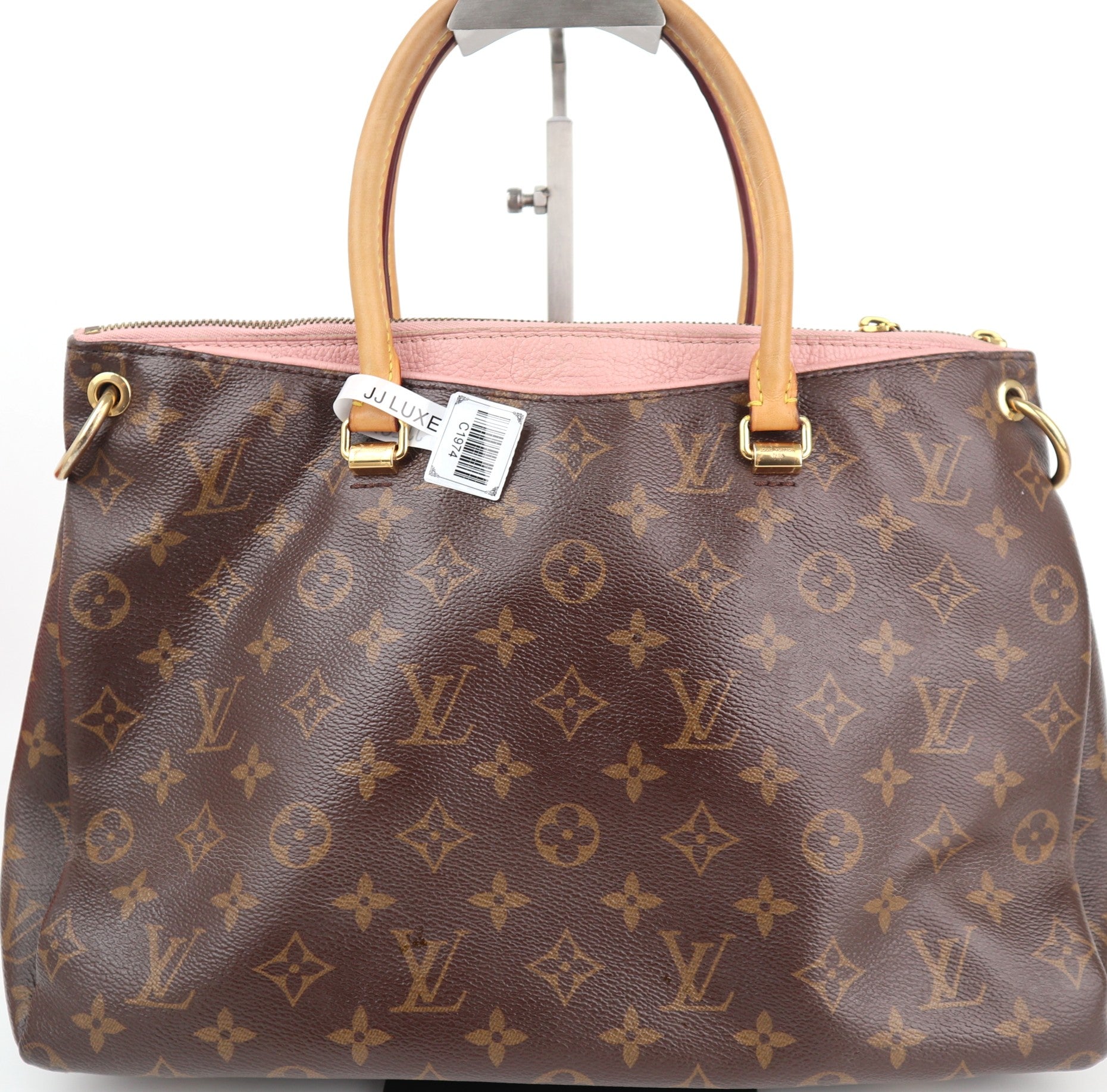 C1974 Louis Vuitton Shoulder Bag Monogram Pallas MM | Pre-Owned Very Good Canvas Monogram