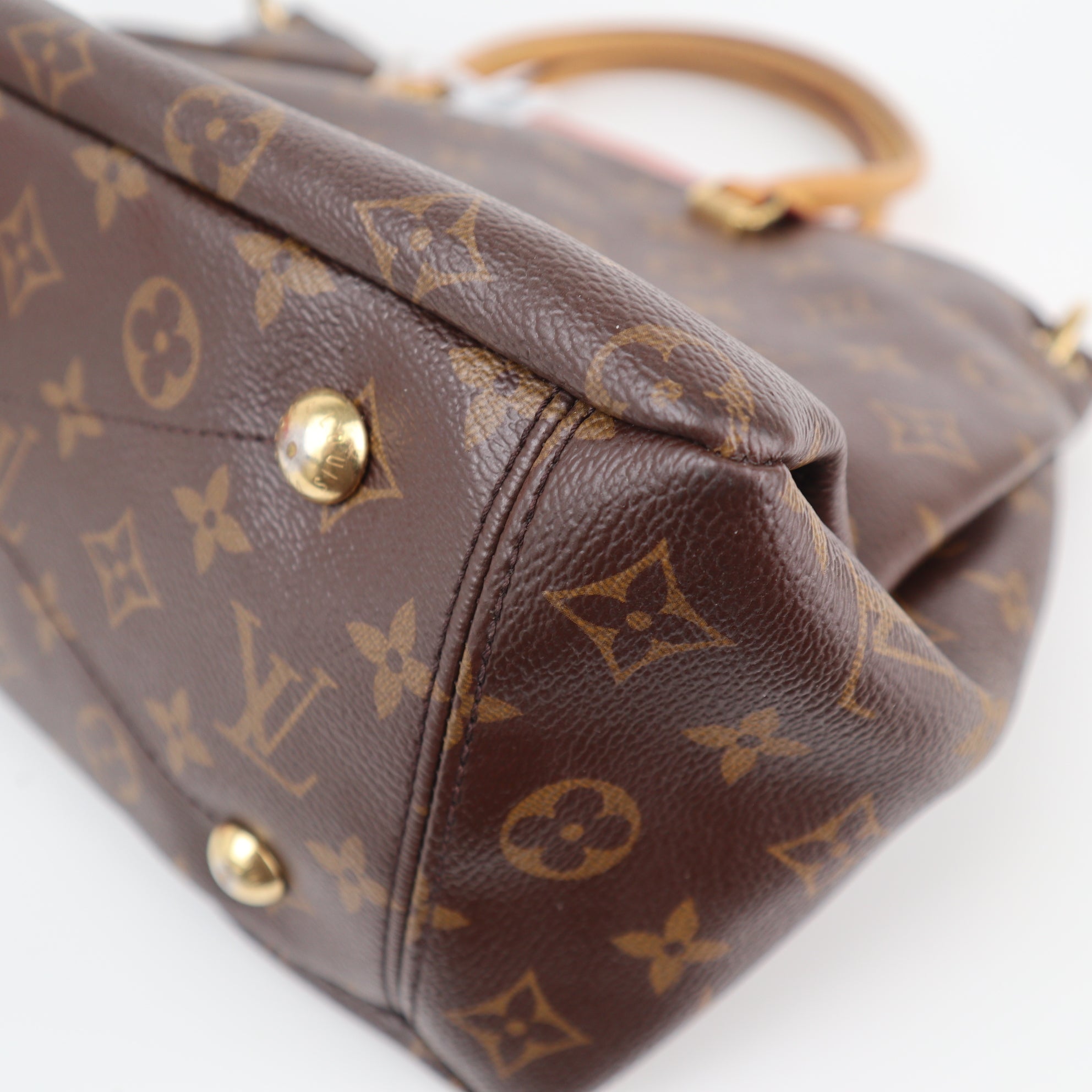 C1974 Louis Vuitton Shoulder Bag Monogram Pallas MM | Pre-Owned Very Good Canvas Monogram