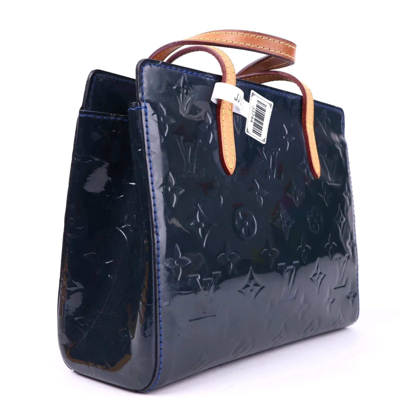 J3744 Louis Vuitton Vernis Catalina BB Grand Blue- Pre Owned