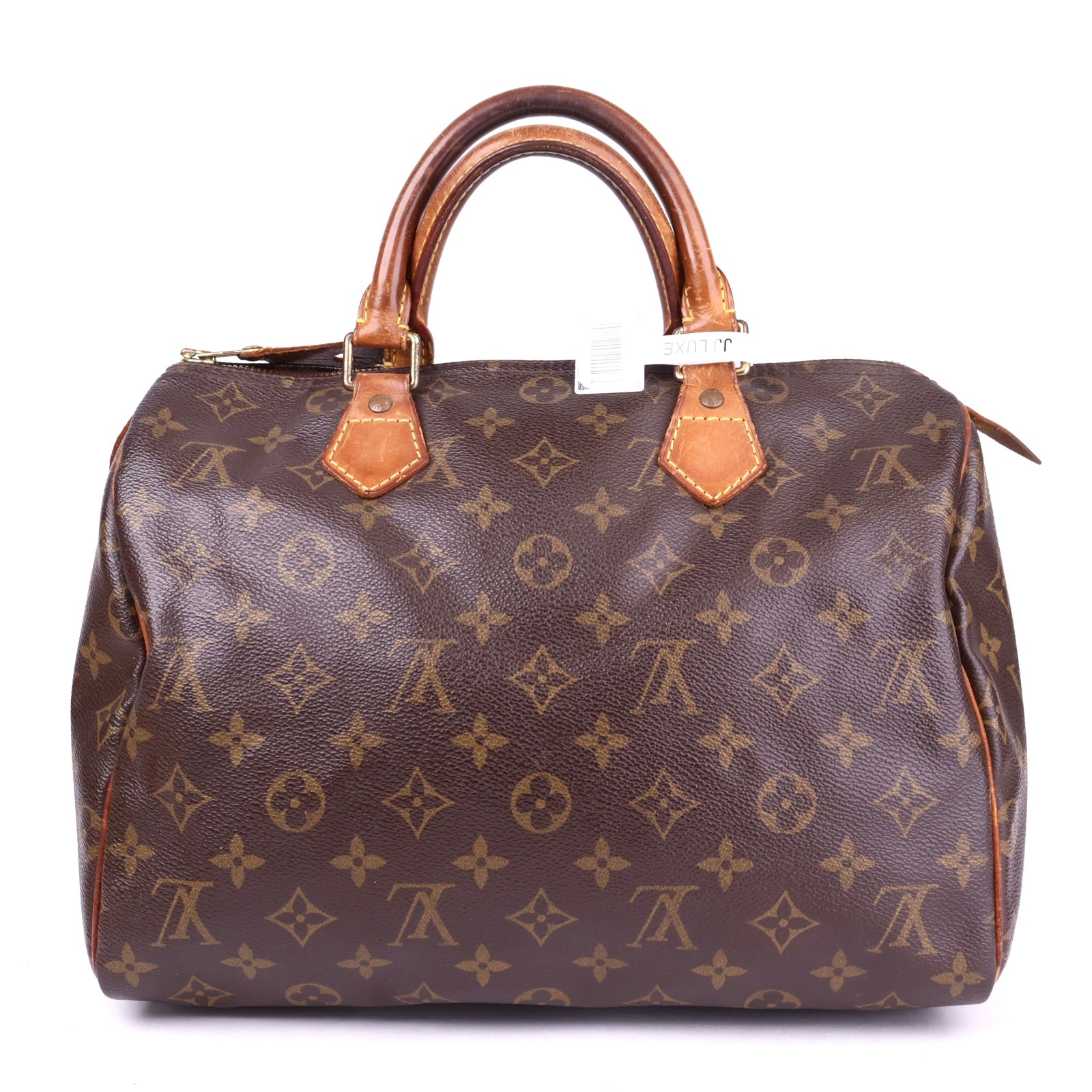 J3737 Louis Vuitton Brown Speedy 30 Handbag- Pre Owned