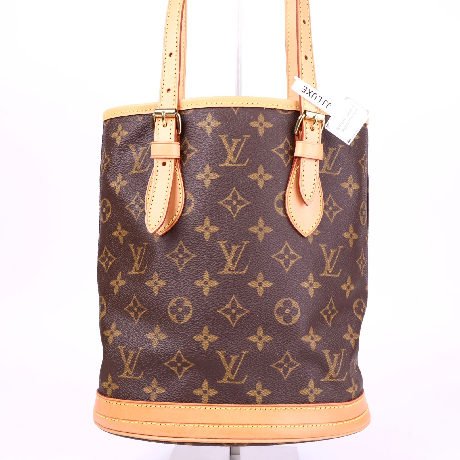 J3734 Louis Vuitton Monogram Canvas Petite Bucket Bag- Pre Owned