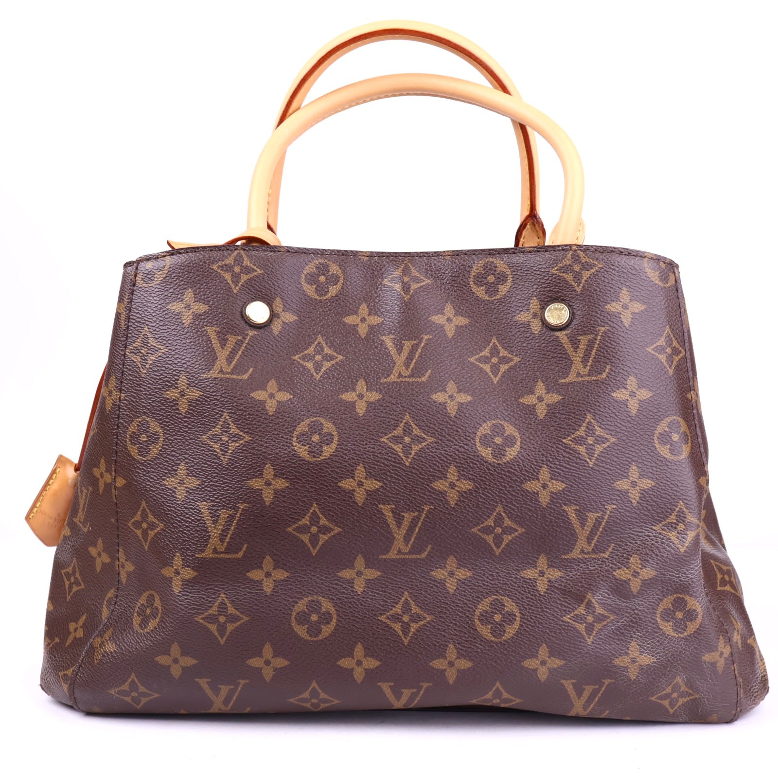 J3732 Louis Vuitton Montaigne Handbag Monogram Canvas MM - Pre Owned