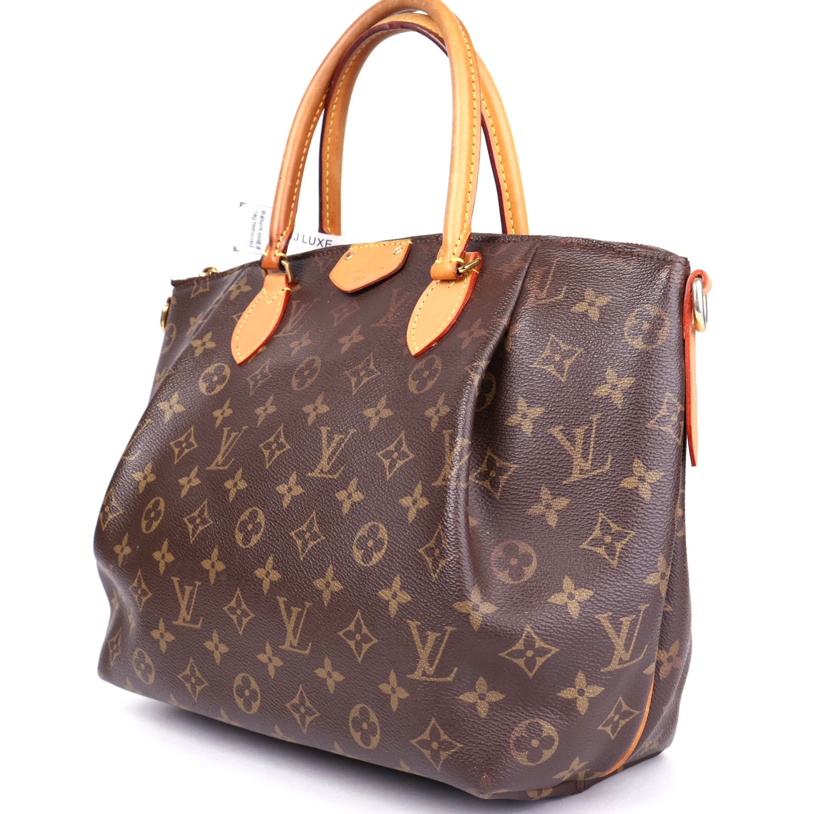J3488 Louis Vuitton Brown Monogram Canvas Turenne MM Bag- Pre Owned
