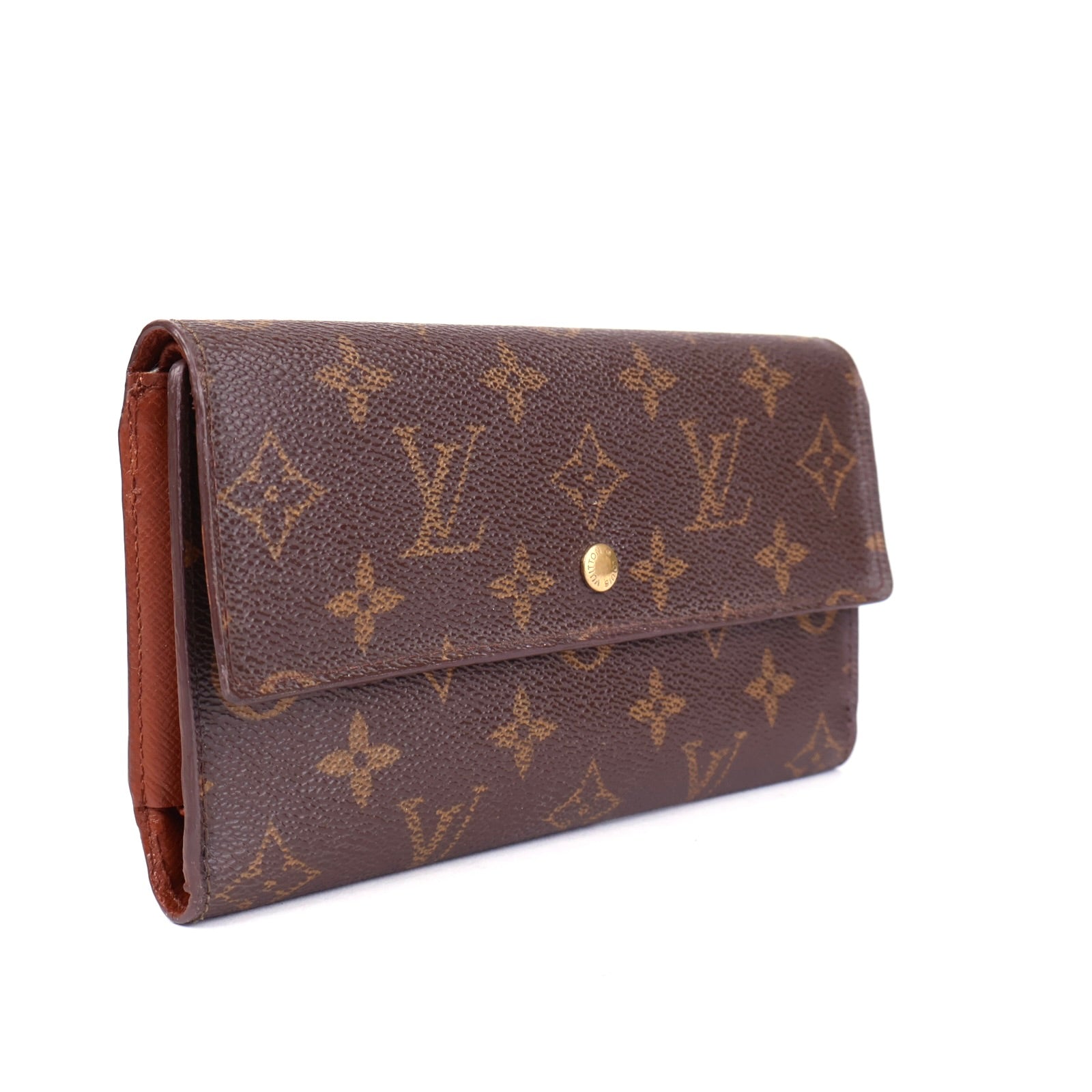 J1683 Louis Vuitton Monogram Canvas Sarah Wallet- Pre Owned
