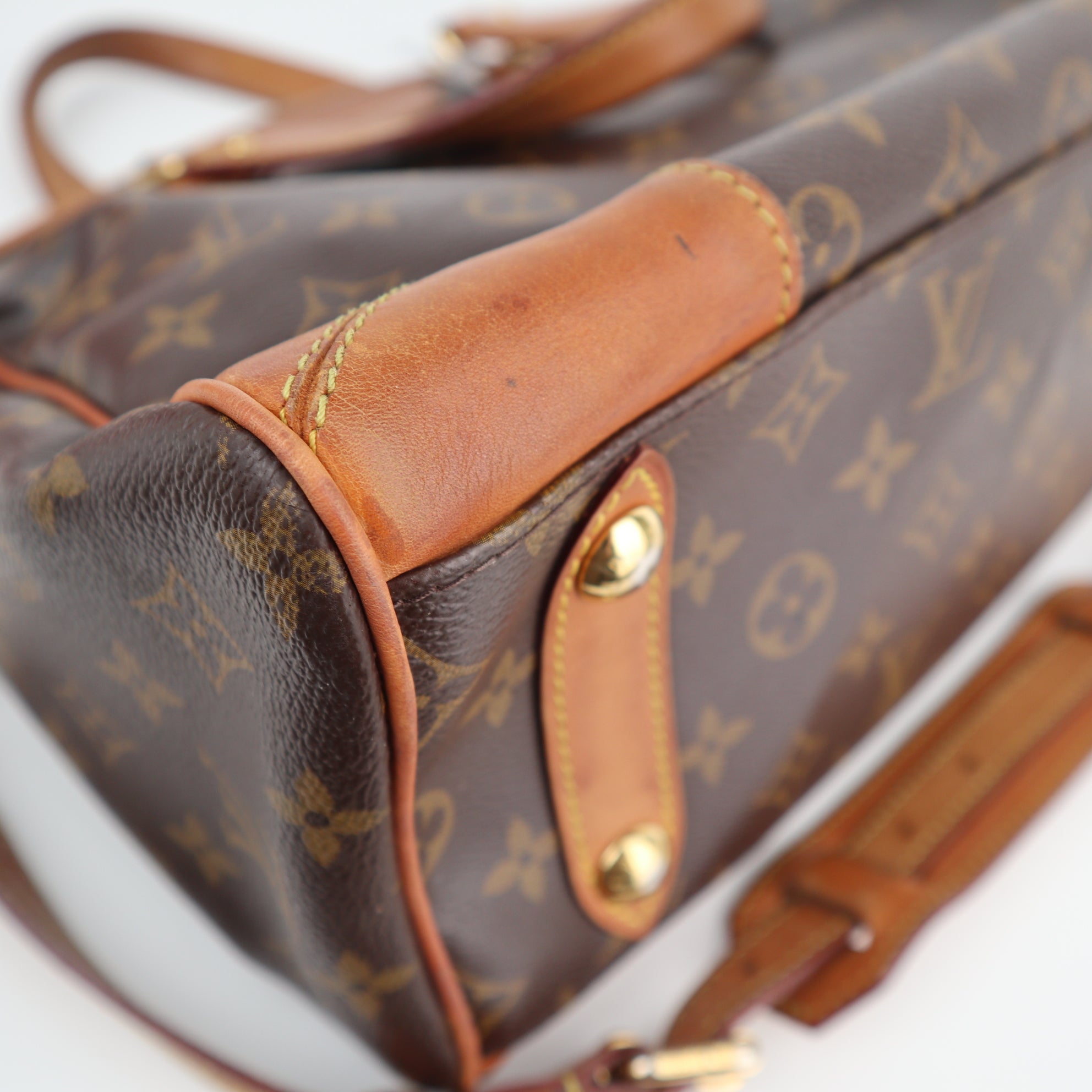 C2090 Louis Vuitton Top Handle Bag Retiro PM | Pre-Owned Very Good Brown Coated canvas Monogram