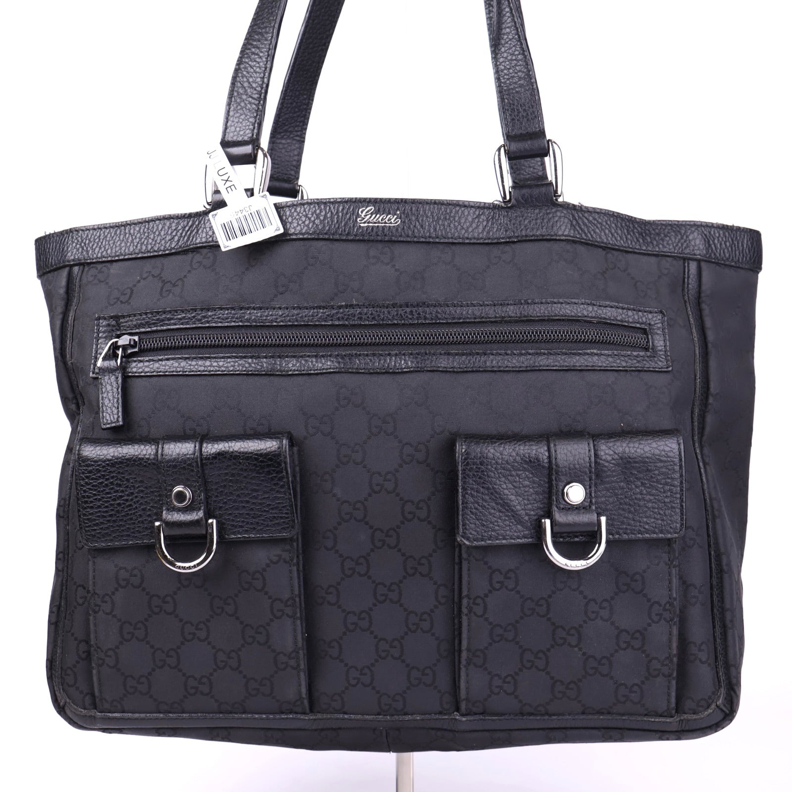 J3445 Gucci GG Canvas Tote Bag- Pre Owned