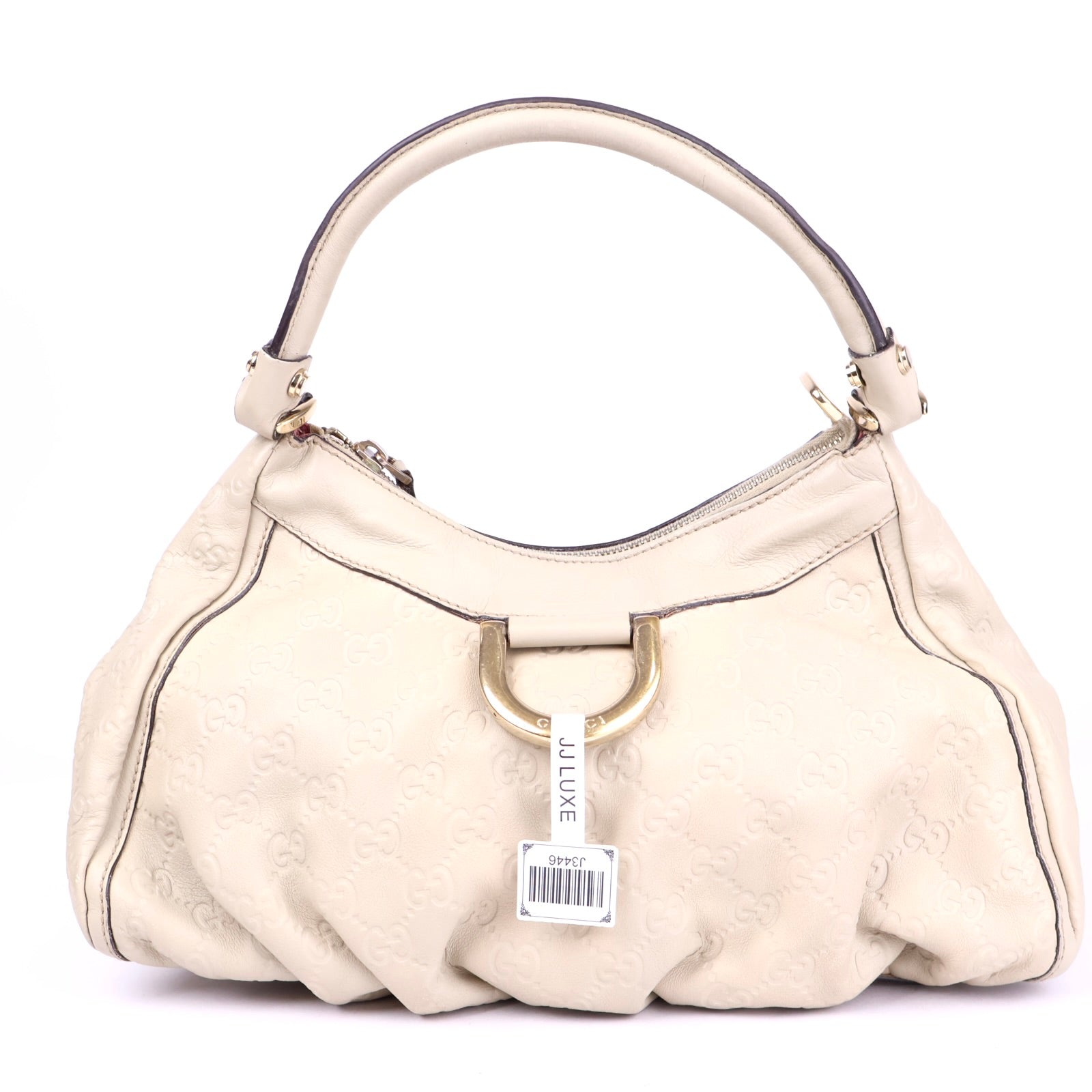 J3446 Gucci Guccissima Abbey D Ring Shoulder Bag- Pre Owned