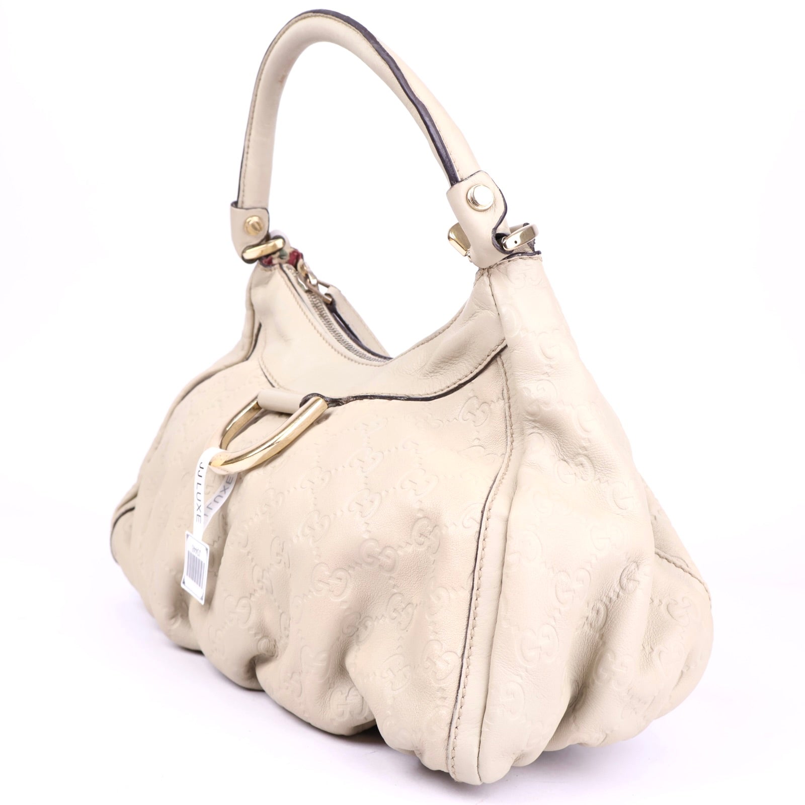 J3446 Gucci Guccissima Abbey D Ring Shoulder Bag- Pre Owned
