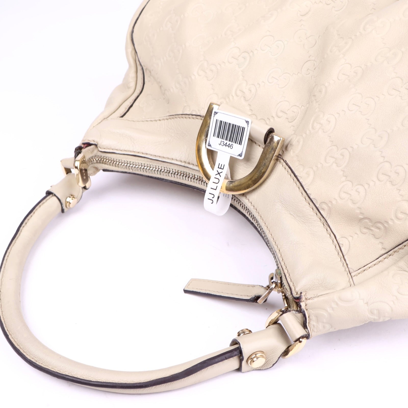 J3446 Gucci Guccissima Abbey D Ring Shoulder Bag- Pre Owned