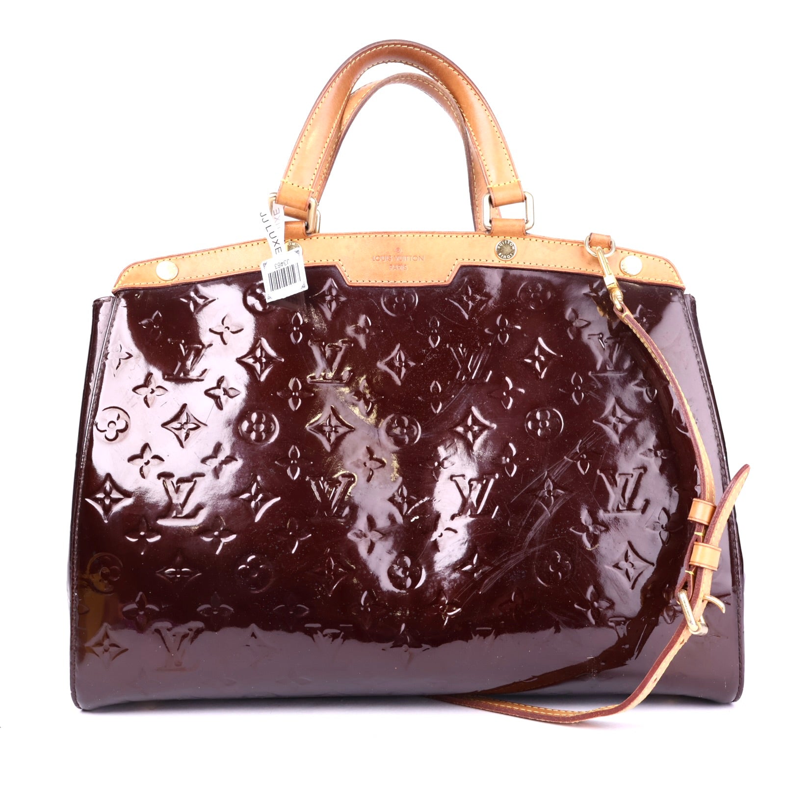 J3463 Louis Vuitton Brea MM Amarante Vernis- Pre Owned