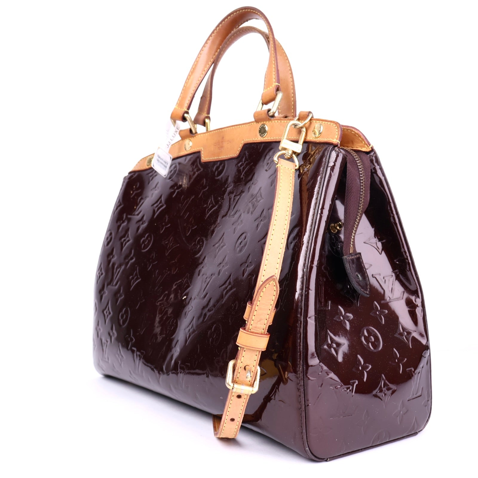 J3463 Louis Vuitton Brea MM Amarante Vernis- Pre Owned