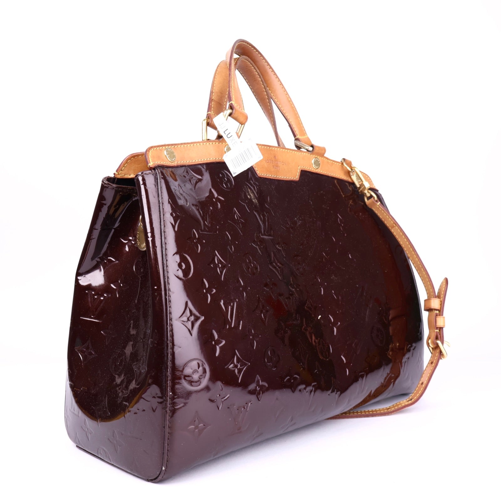 J3463 Louis Vuitton Brea MM Amarante Vernis- Pre Owned