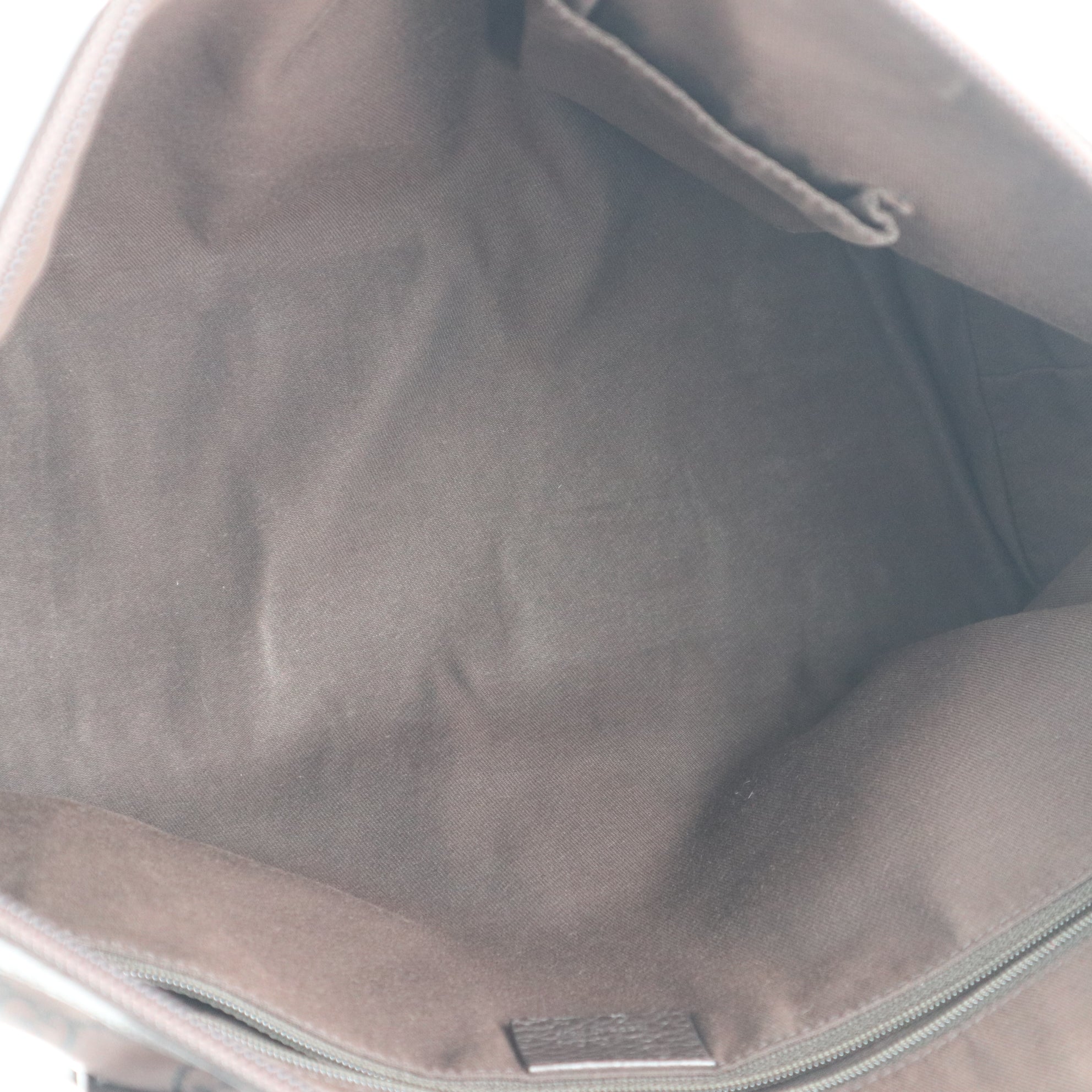 C2120 Gucci Tote Bag Abbey D-Ring | Pre-Owned Excellent Brown GG canvas