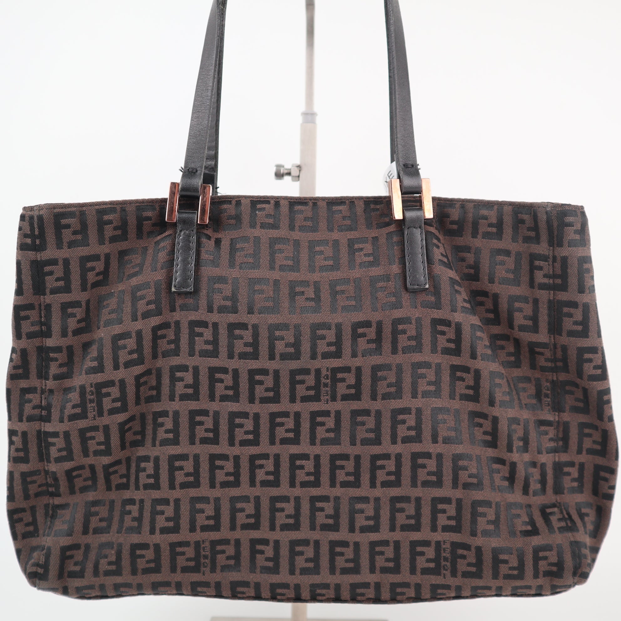 C2126 Fendi Tote Bag Tote Bag | Pre-Owned Very Good Brown Zucca canvas